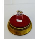 An 18 carat gold four stone diamond ring, UK ring size K