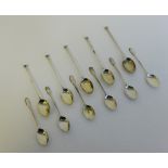 A set of six Birmingham silver teaspoons and five Sheffield silver teaspoons, (11)