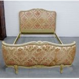 A French painted bed, 120 x 150cm