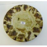 A stoneware circular Zodiac plaque, 32cm diameter