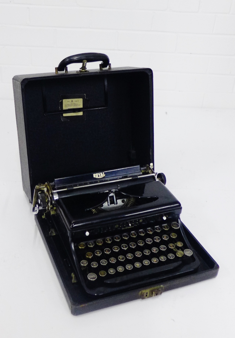 An early 20th century Royal typewriter