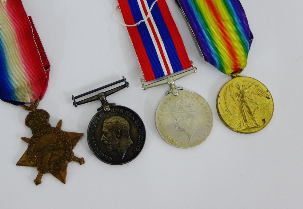 A group of WWI medals awarded to 46902 Spr R. Dick, R.E to include Victory, British War and 1914 -