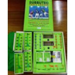 Vintage Subbuteo Table Soccer, Continental Club Edition, together with four extra teams to include