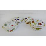 Four Royal Worcester oven-to-table ware serving dishes, to include one Eveshamvale and three