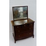 Stag dressing table / chest, 128 x 82cm