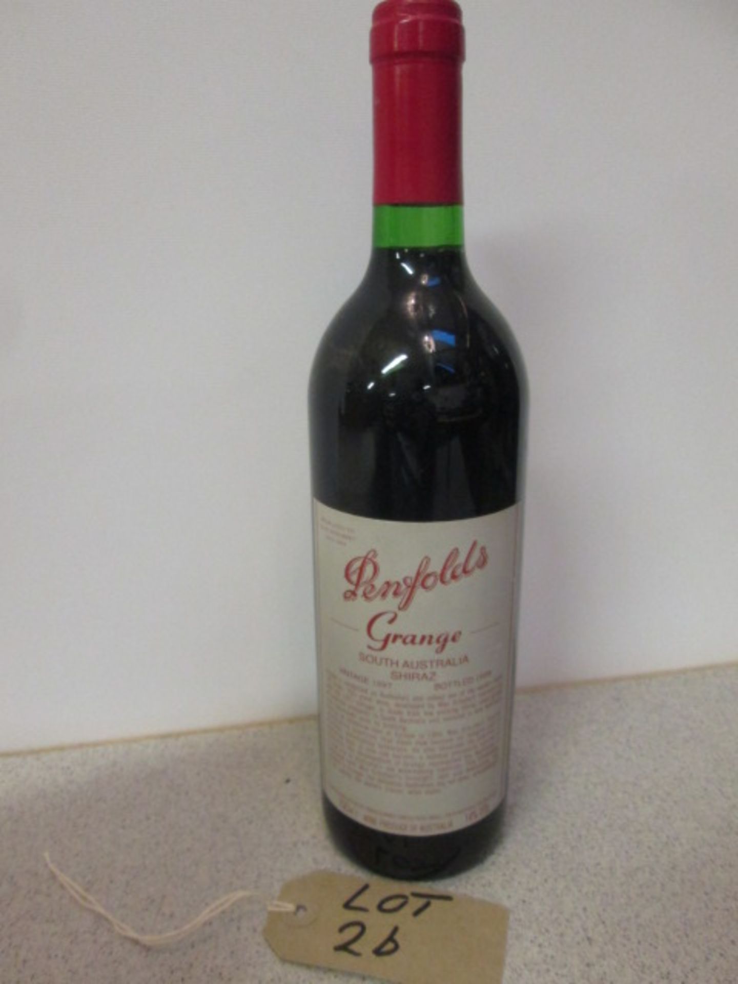 Bottle of Penfolds Grange South Australia Shiraz, Vintage 1997 Bottled 1998.