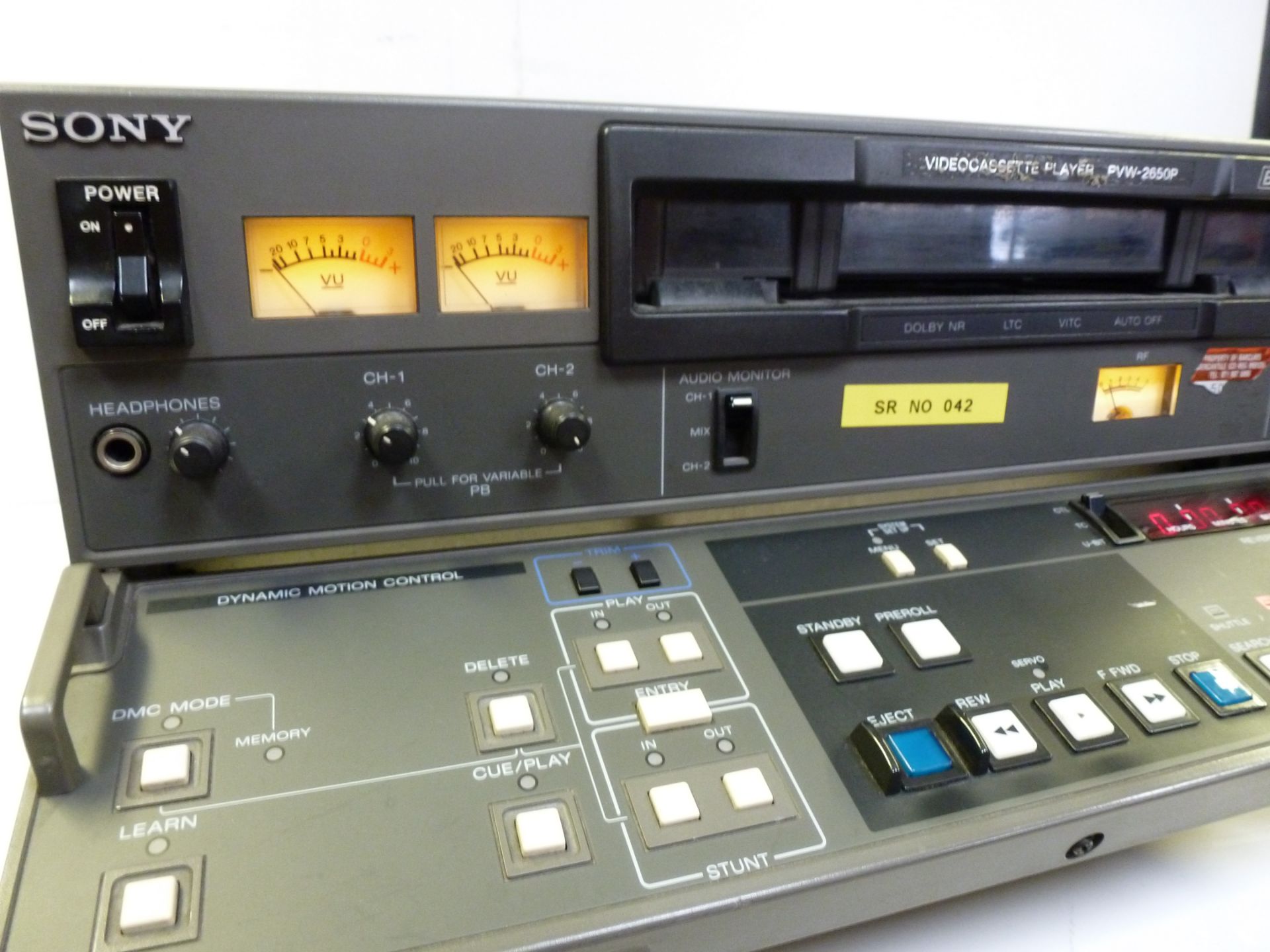 Sony PVW 2650P Betacam SP Video Cassette Recorder, S/N 15007 - Image 3 of 7