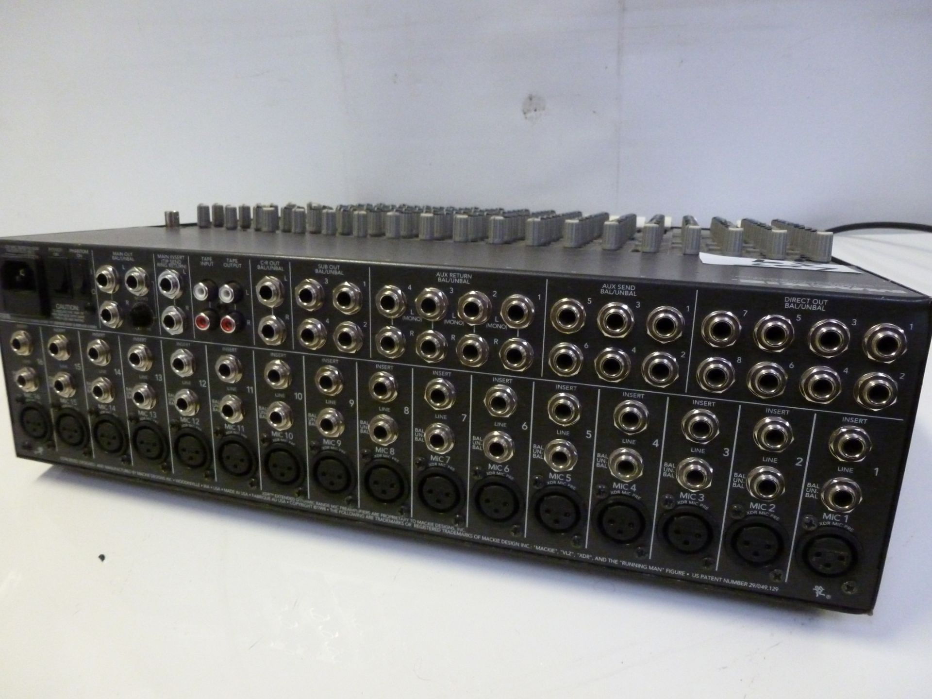 Mackie 1604-VLZ Pro, 16 Channel Mic/Line Compact Mixer with Premium XDR Mic Pre Amplifiers. - Image 3 of 4