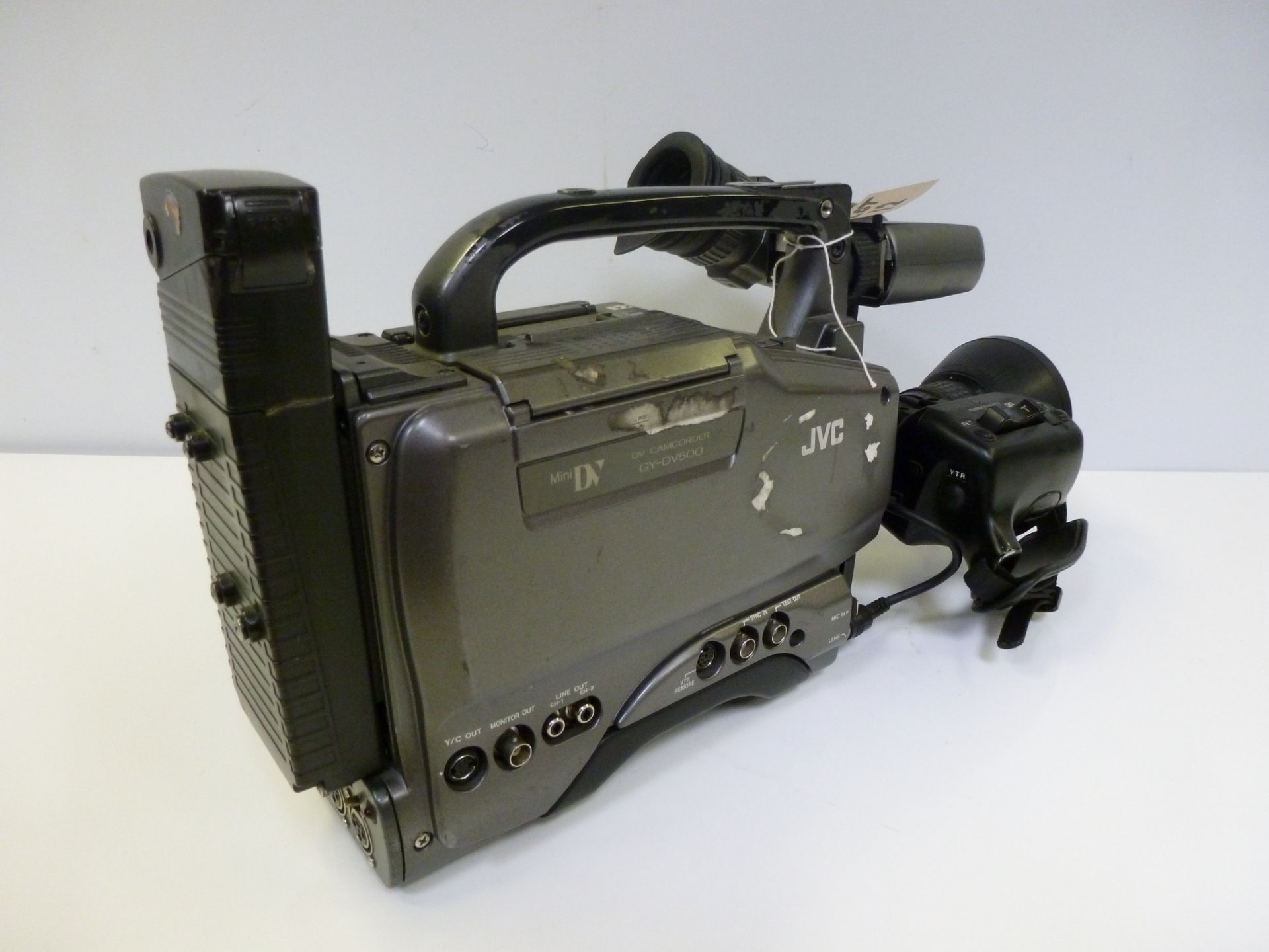 JVC Digital Video Camera, Model GY-DV500. Comes with Viewfinder & Fujinon S14 x 7.3B12U Lens. - Image 9 of 9