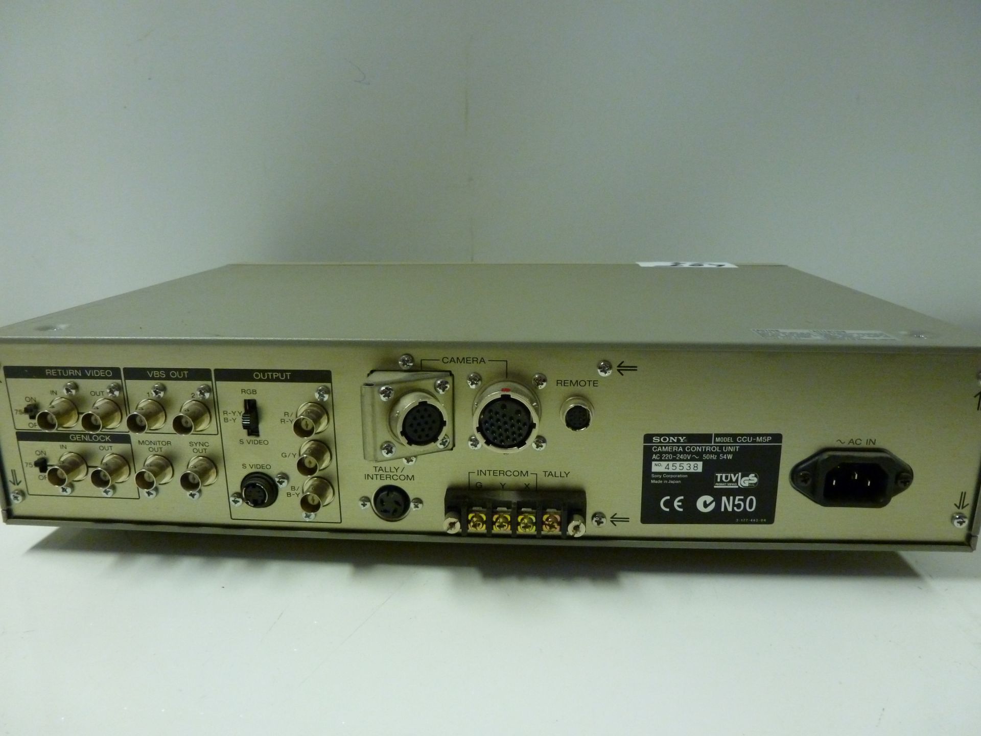 Sony CCU-M5 Remote Camera Control Units S/N 45538