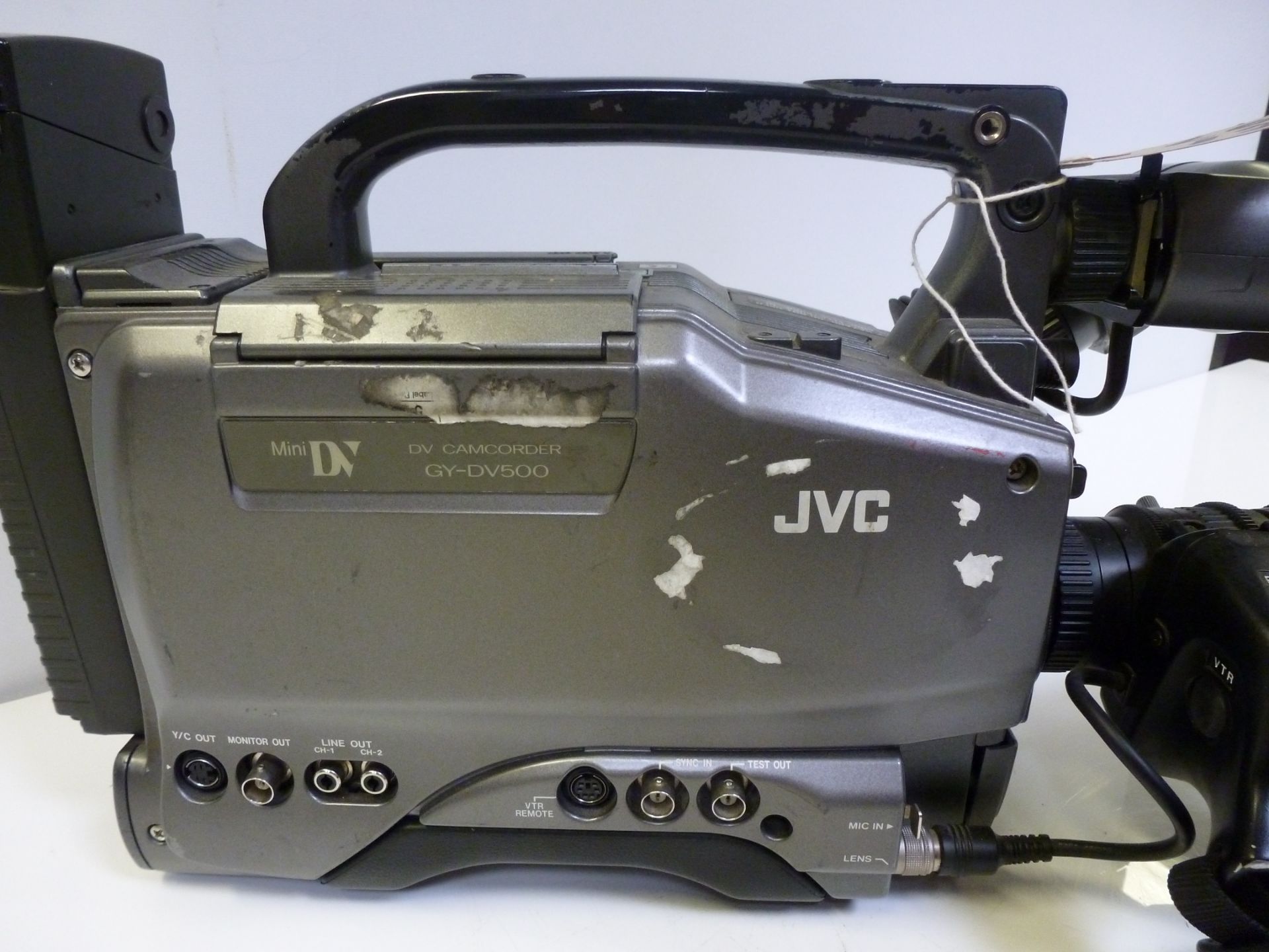 JVC Digital Video Camera, Model GY-DV500. Comes with Viewfinder & Fujinon S14 x 7.3B12U Lens. - Image 3 of 9