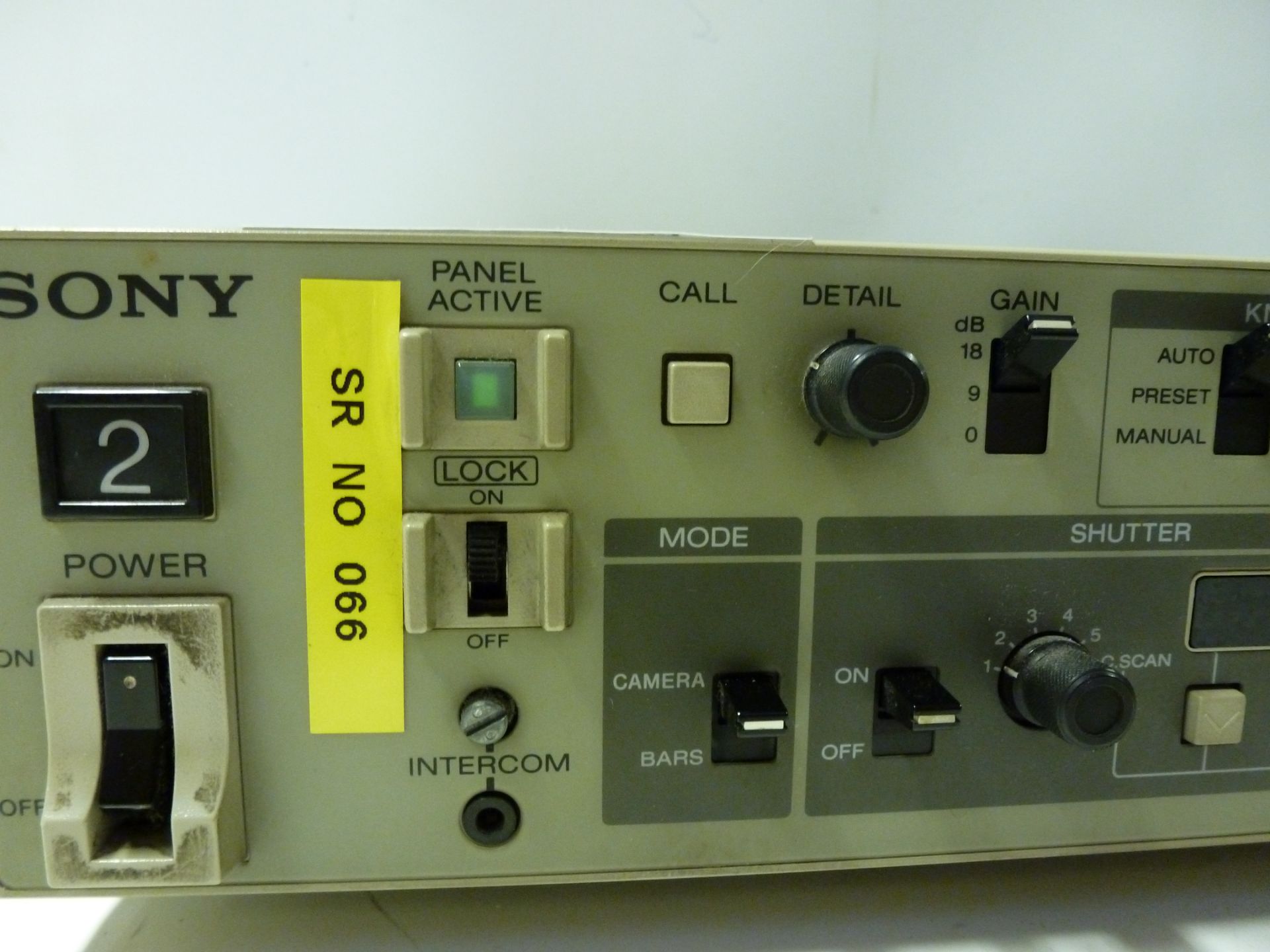 Sony CCU-M5 Remote Camera Control Units S/N 45538