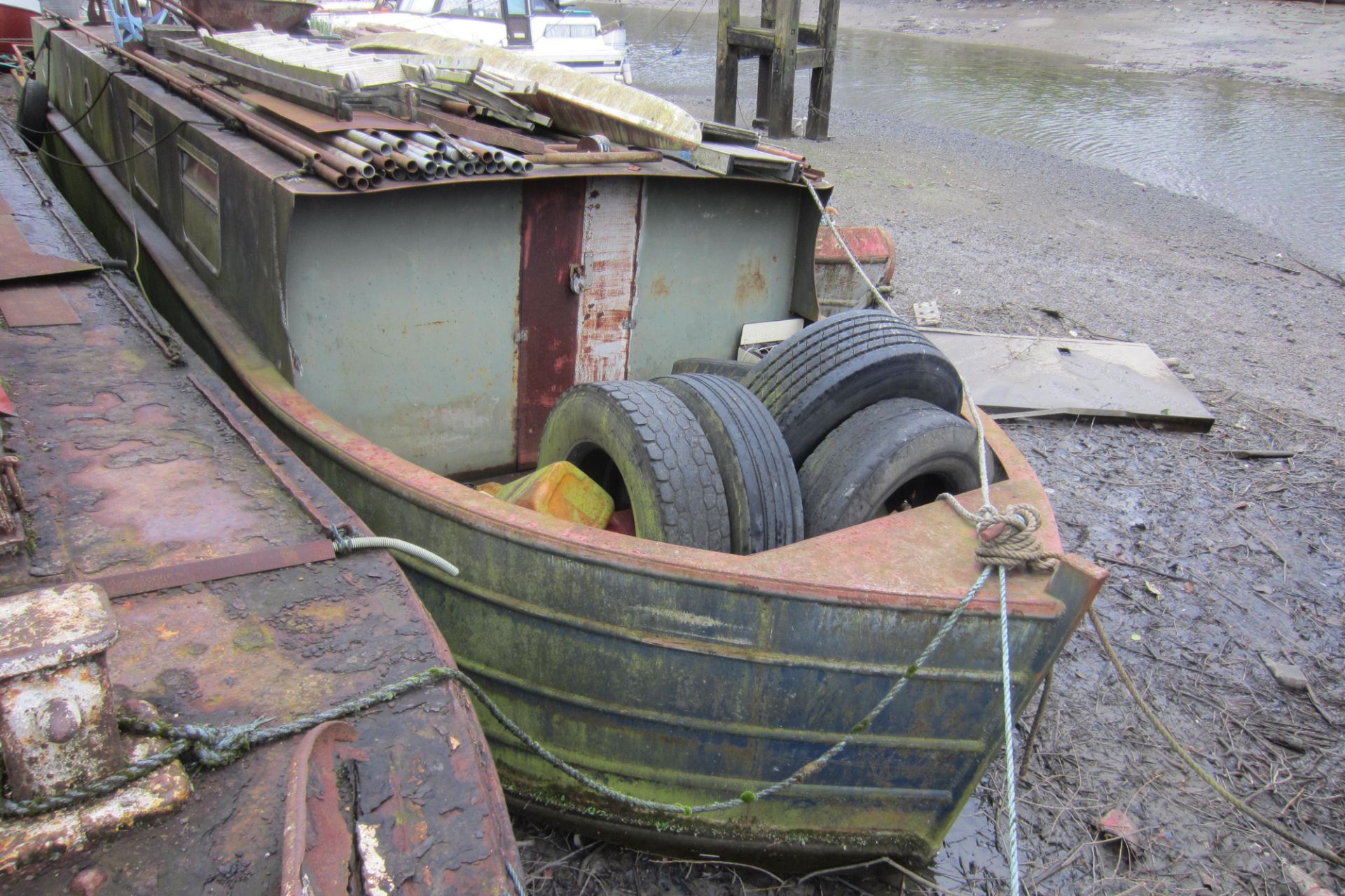 Approx 45' x 10' Wide Beam Canal Barge