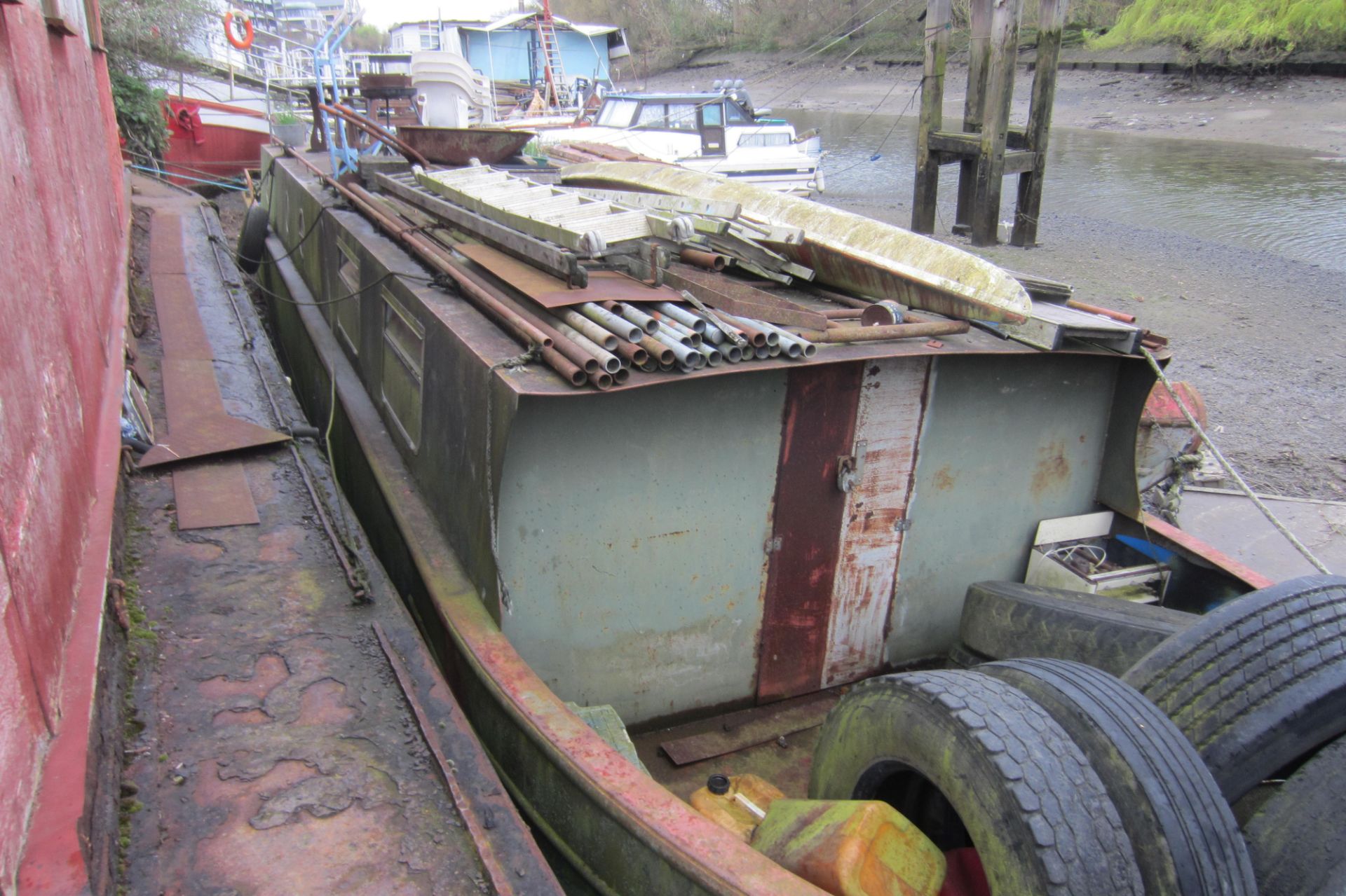 Approx 45' x 10' Wide Beam Canal Barge - Image 11 of 16