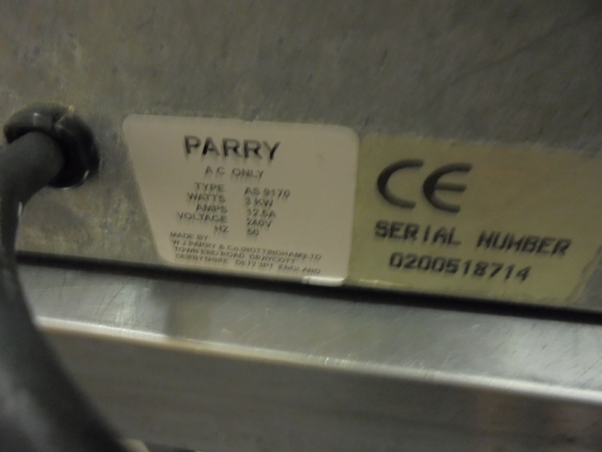 Parry 2 Hob Electric Boiling Top. - Image 3 of 4