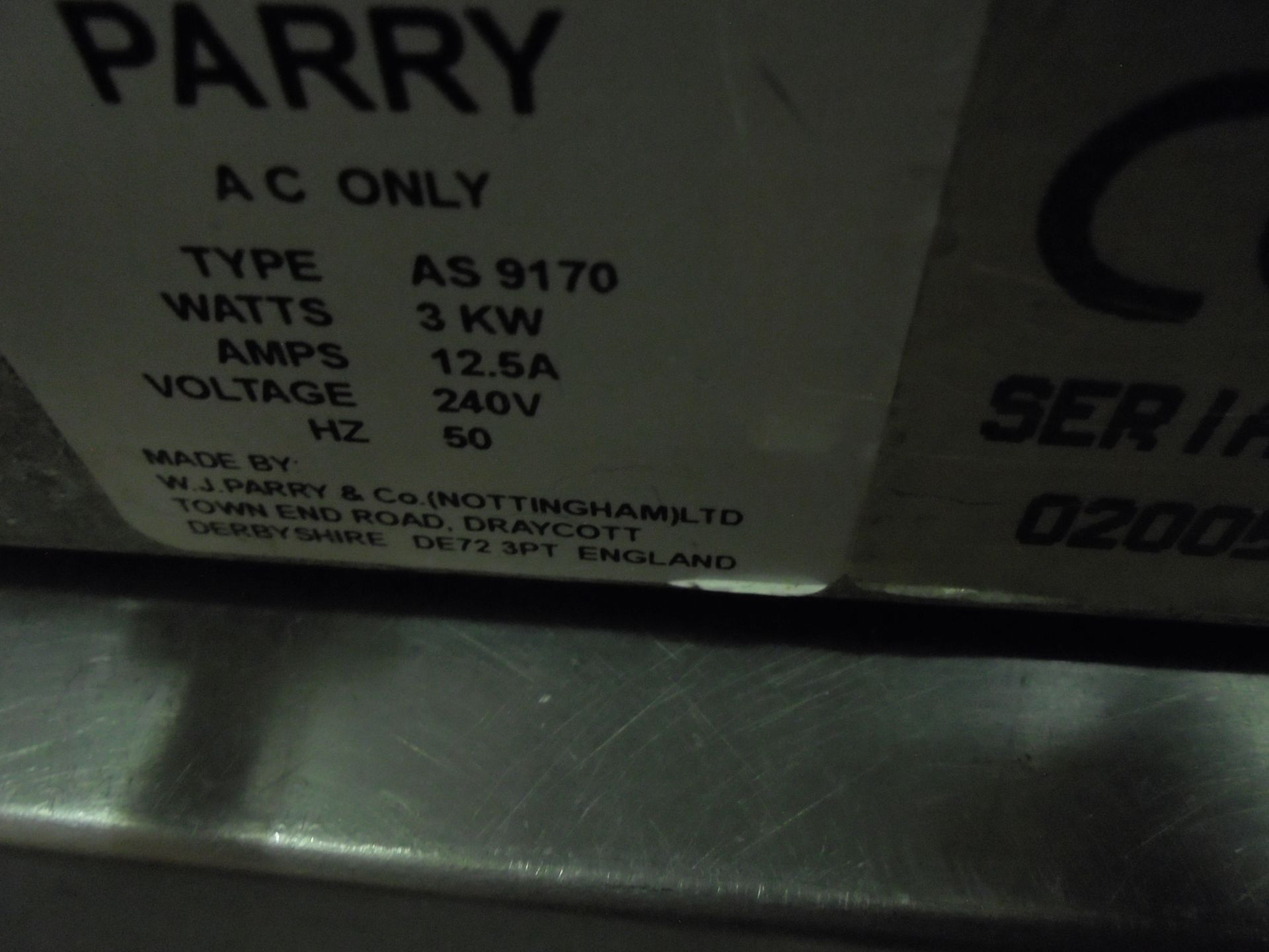 Parry 2 Hob Electric Boiling Top. - Image 4 of 4