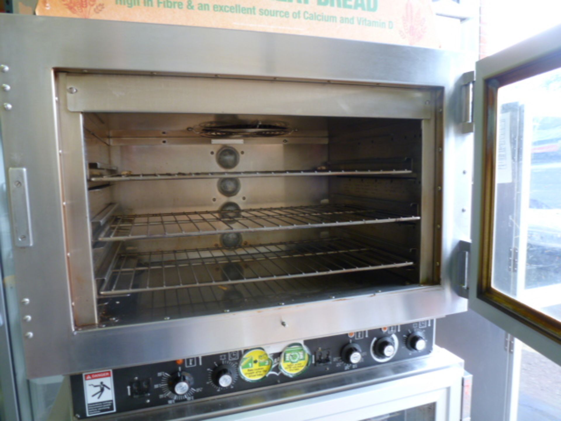 Duke Stainless Steel 3 Rack Oven Over 9 Rack Proover, Model AHPO-618, - Image 2 of 4