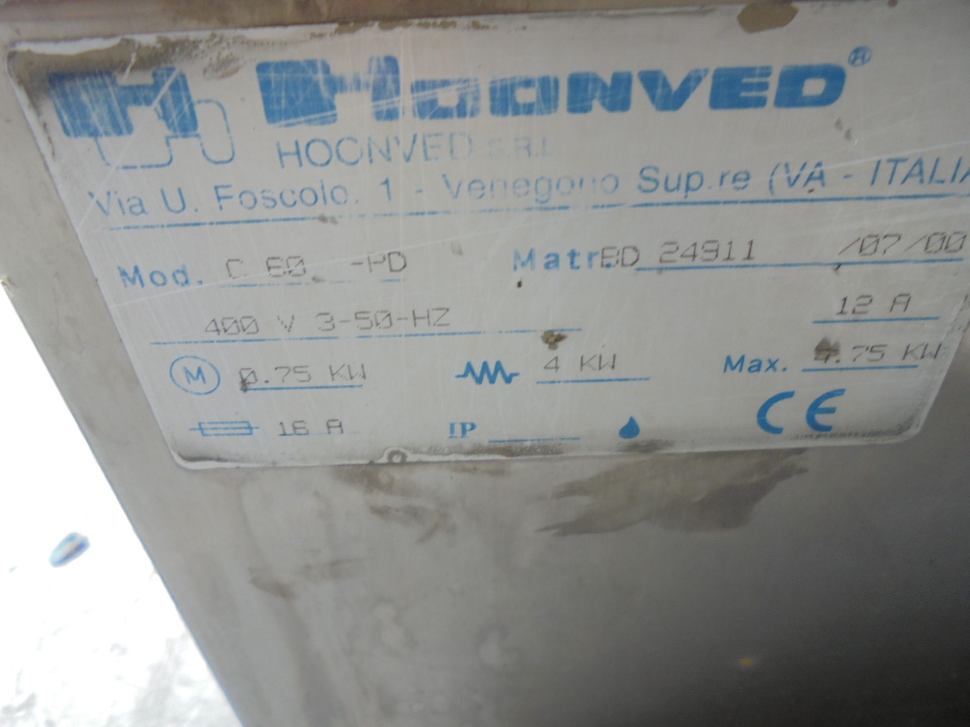 Hoonved Glass Washer, Model C60. Size (H) 80cm x (D) 60cm x (W) 60cm. - Image 2 of 3