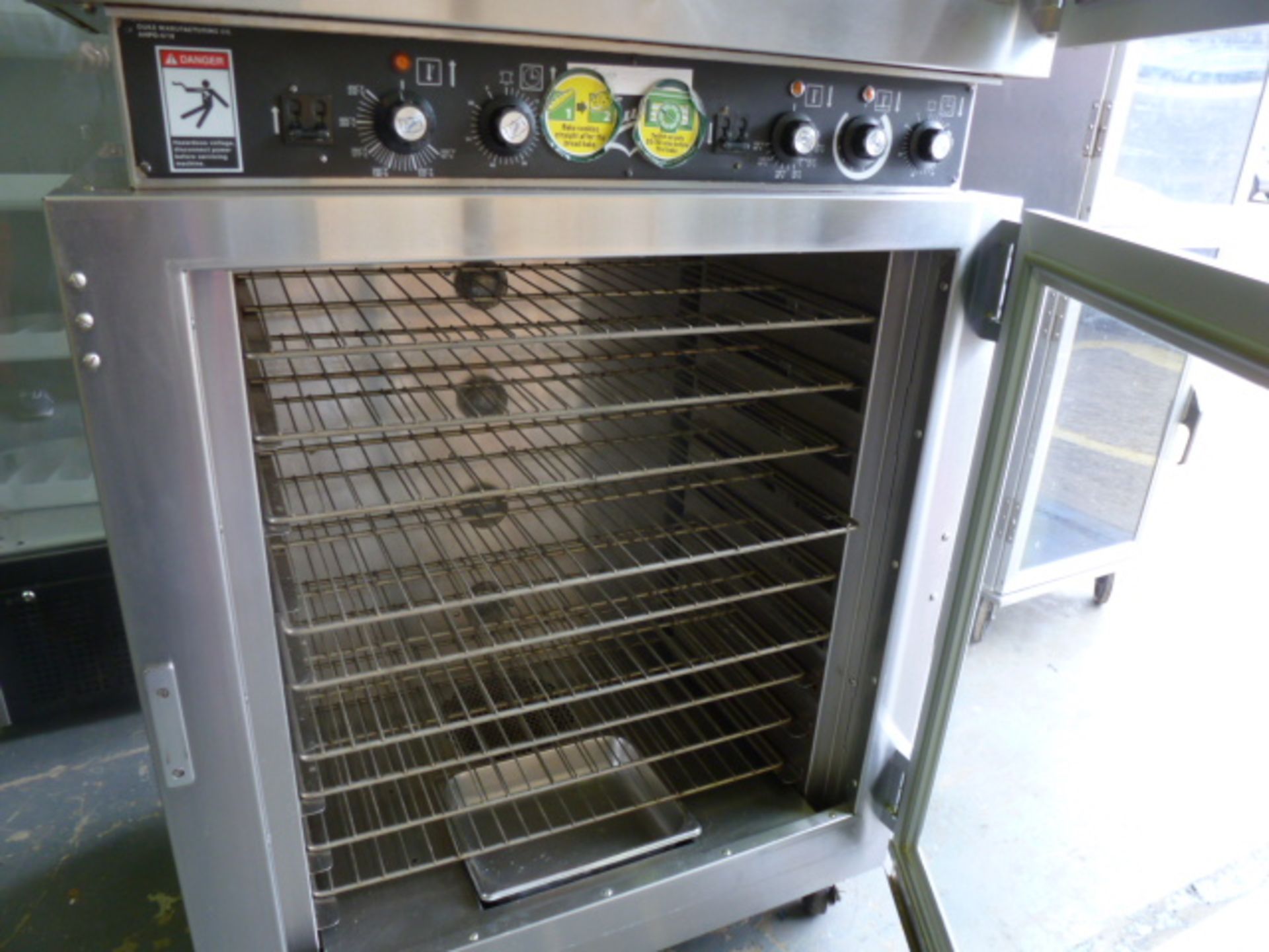 Duke Stainless Steel 3 Rack Oven Over 9 Rack Proover, Model AHPO-618, - Image 3 of 4