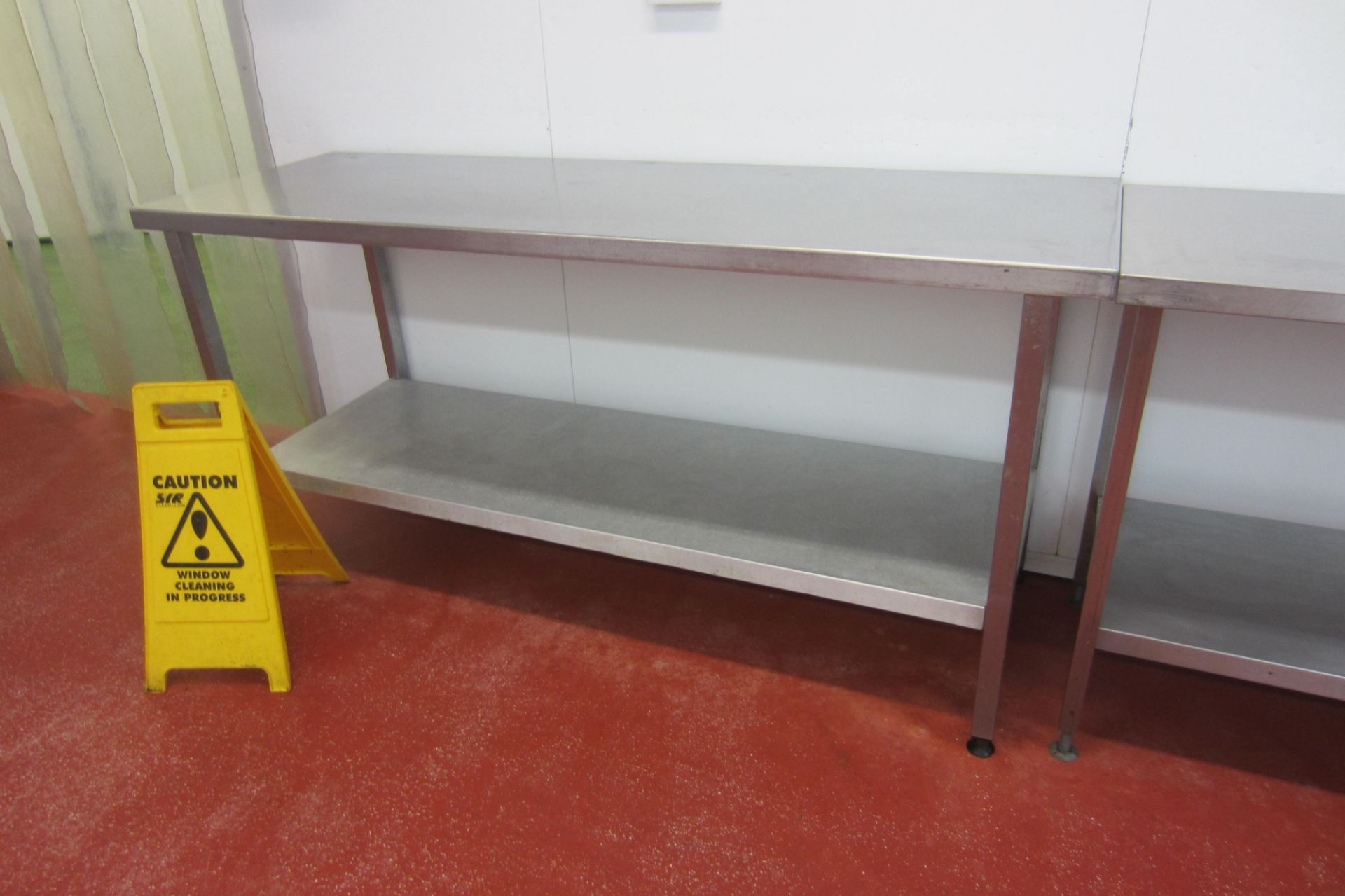 4 x Stainless Steel Prep/Work Tables with Shelves Under. Size 1 x 175cm x 70cm, 1 x 180cm x 70cm, - Image 4 of 6