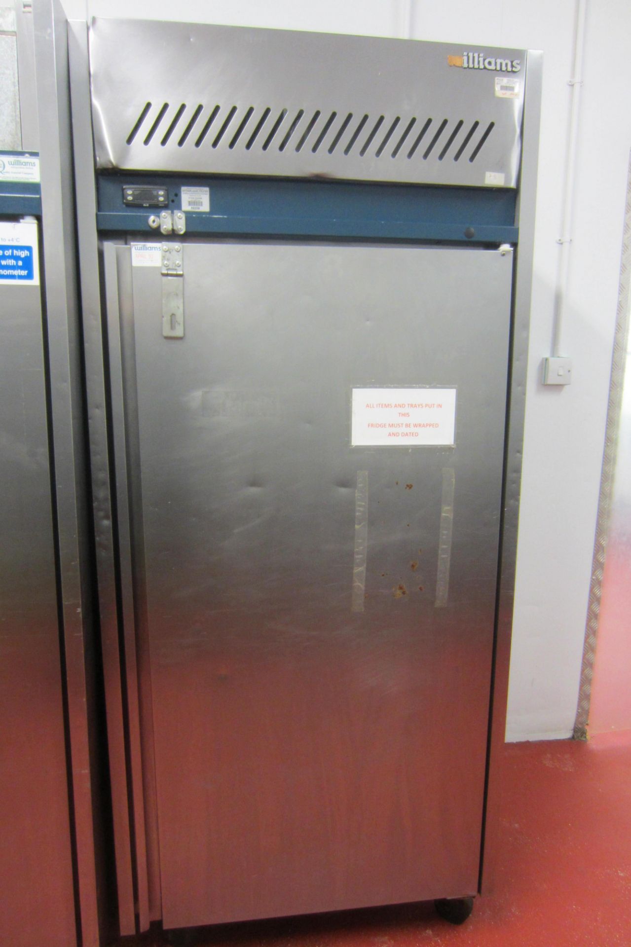 Williams Stainless Steel Upright Commercial Refrigerator