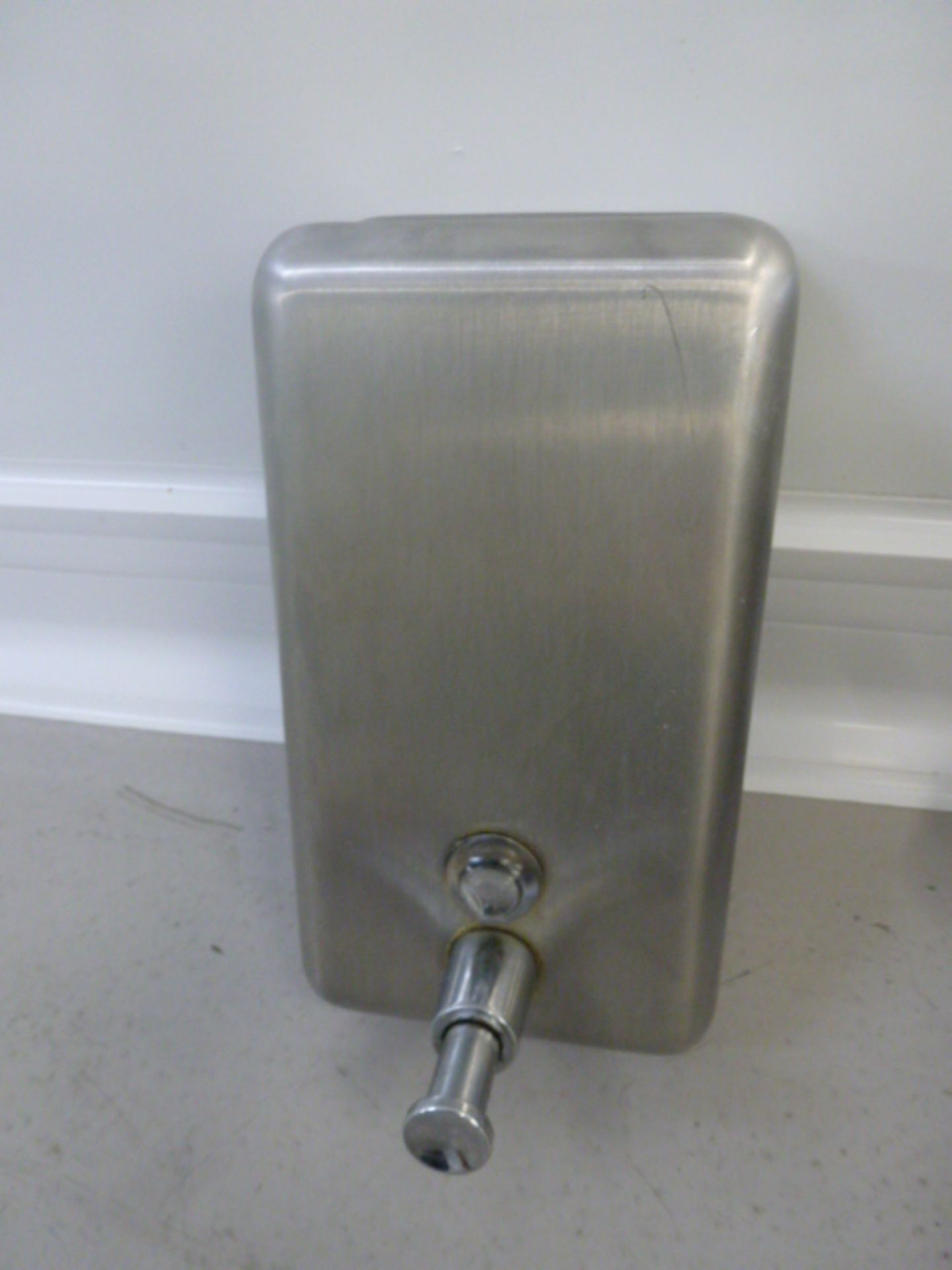 Stainless Steel Knee Operated Hand Wash Basin with Soap Dispenser. - Image 3 of 3