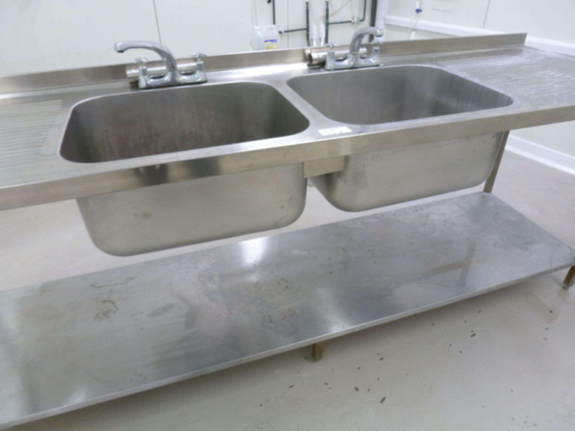 Parry Double Tap & Sink Unit with Double Drainer. Size (L) 150cm x (D) 60cm x (H) 90cm. - Bild 3 aus 3