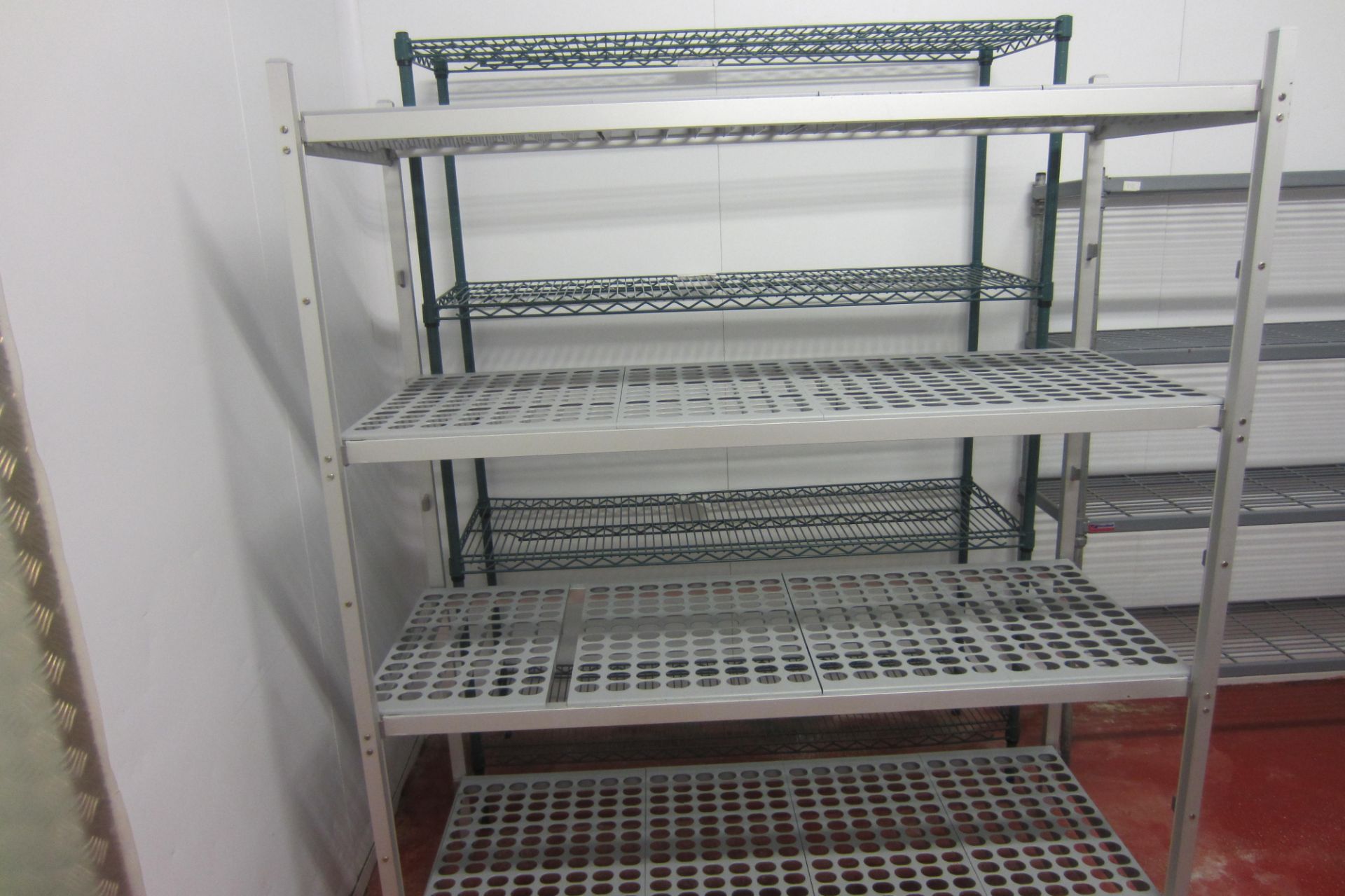 13 Bays of Anodized Aluminium & Plastic Shelf Fermod Cold Room Storage Racking - Image 2 of 3