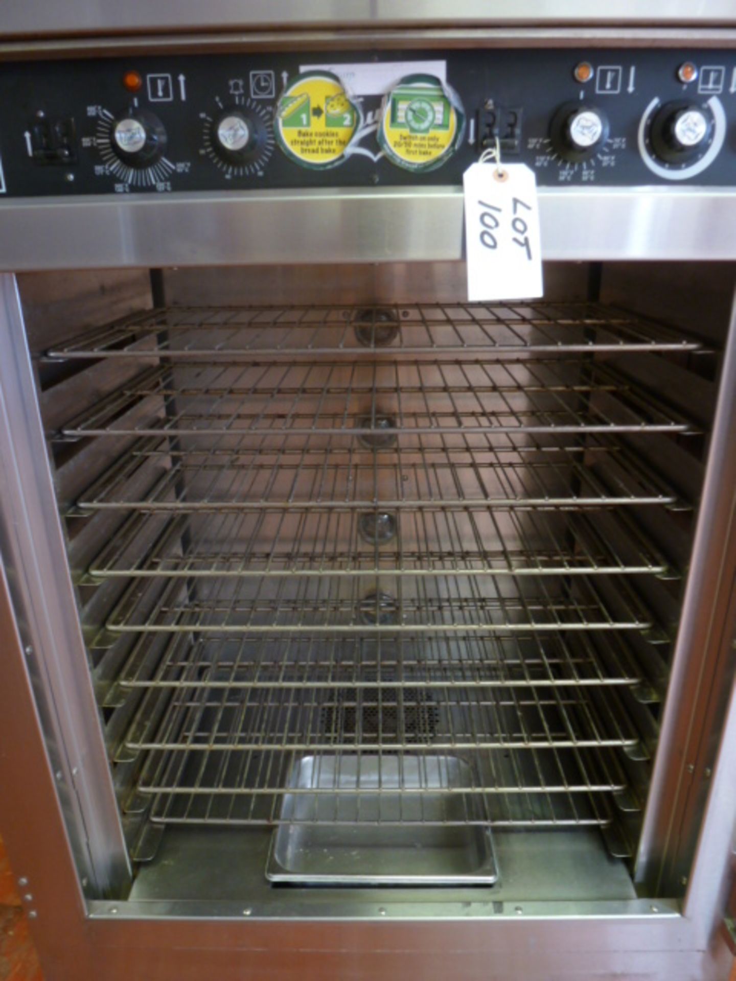 Duke Stainless Steel Commercial 3 Rack Bakery Oven, Over 9 Rack Proover. Model AHPO-618, S/N 30- - Image 5 of 9