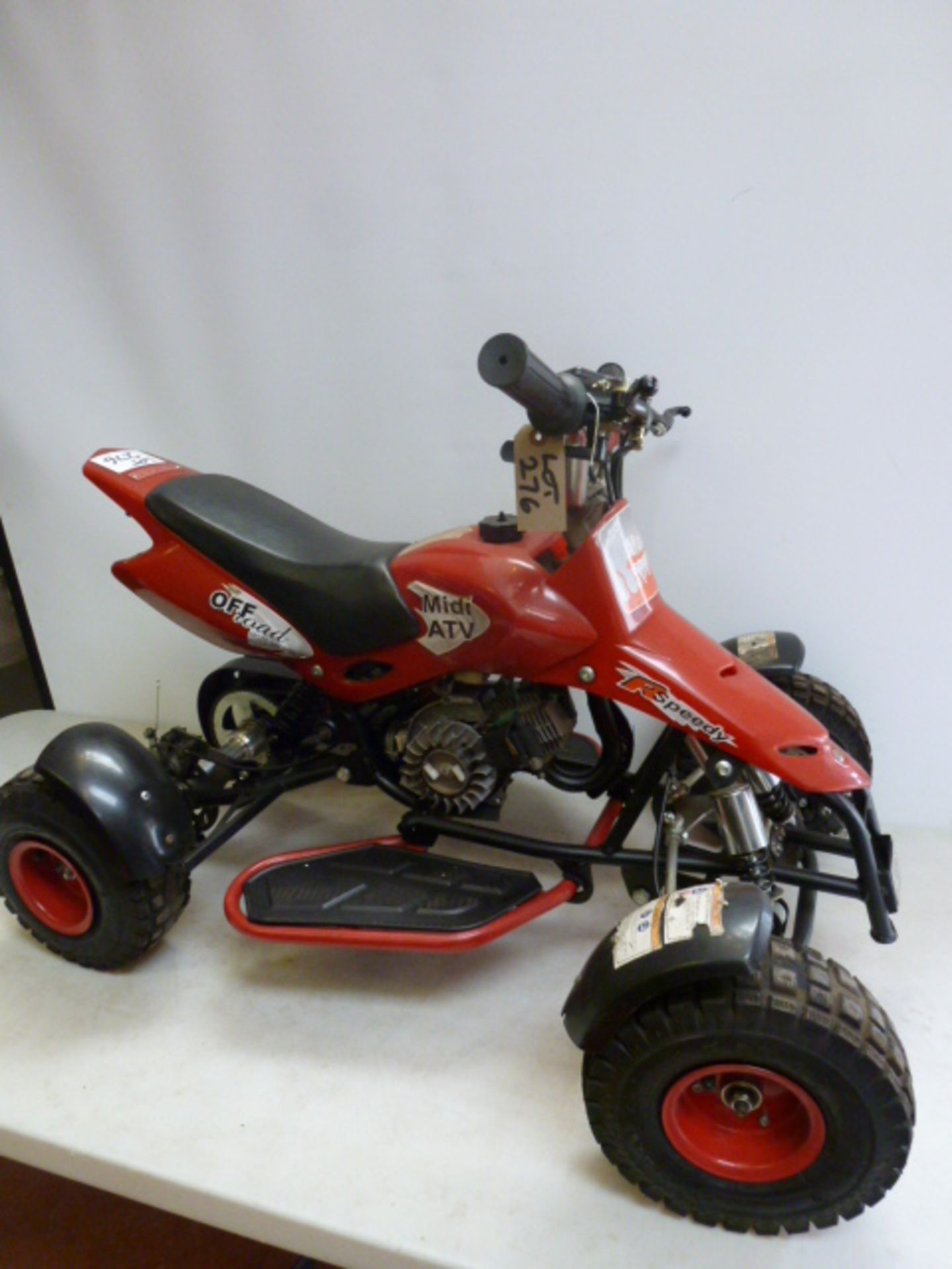 ZHEJING LYAA Company Ltd Off Road, Midi ATV Kids Petrol Quad Bike in Red. Model QD01, Year 2012, - Image 3 of 9