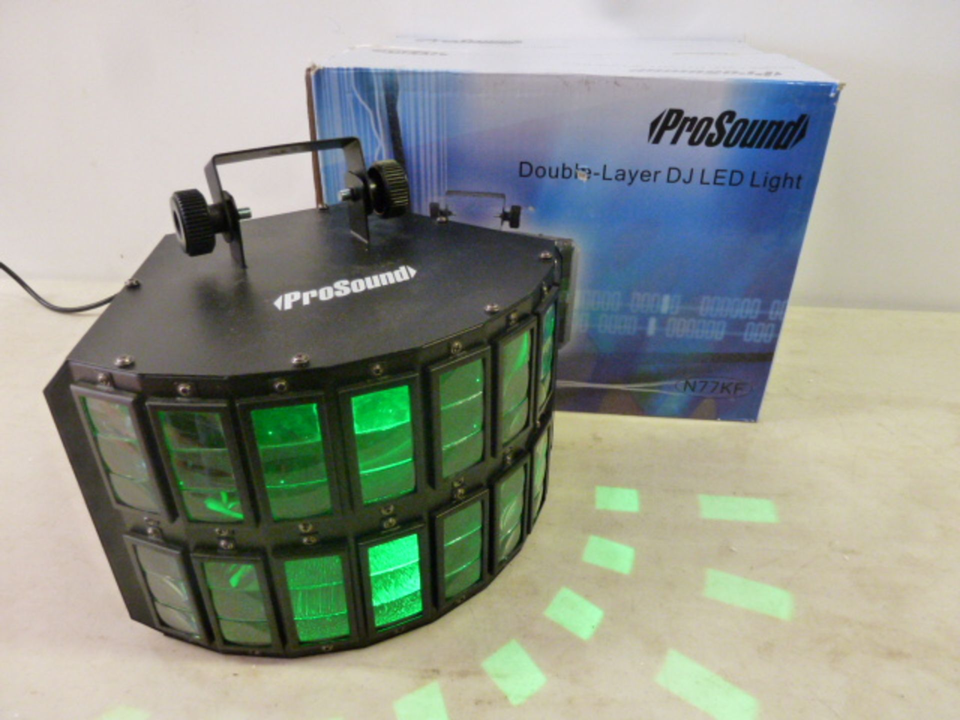 ProSound Double Layer DJ LED Light with DMX, Model N77KF, In Original Box. - Image 2 of 4