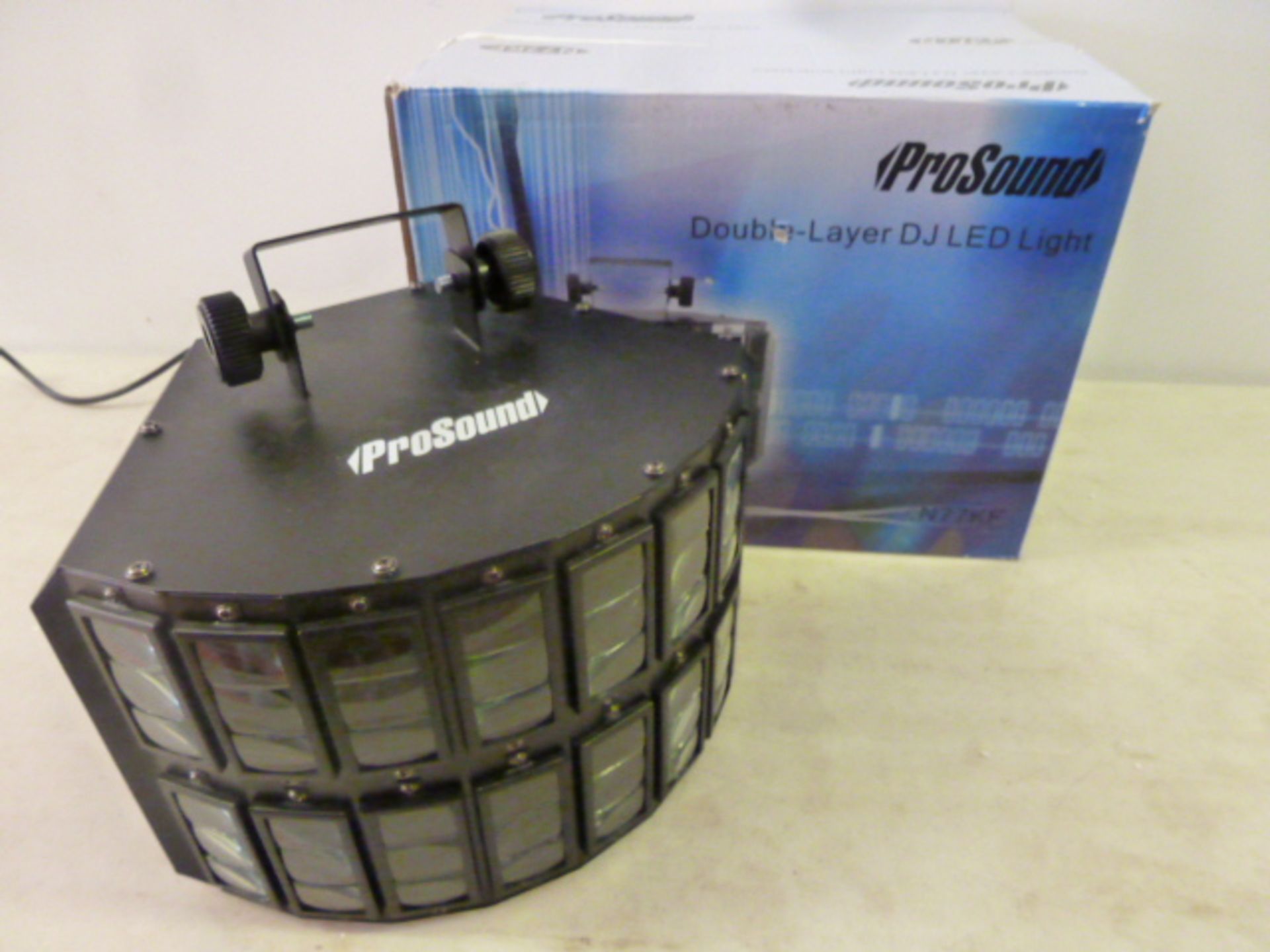 ProSound Double Layer DJ LED Light with DMX, Model N77KF, In Original Box.