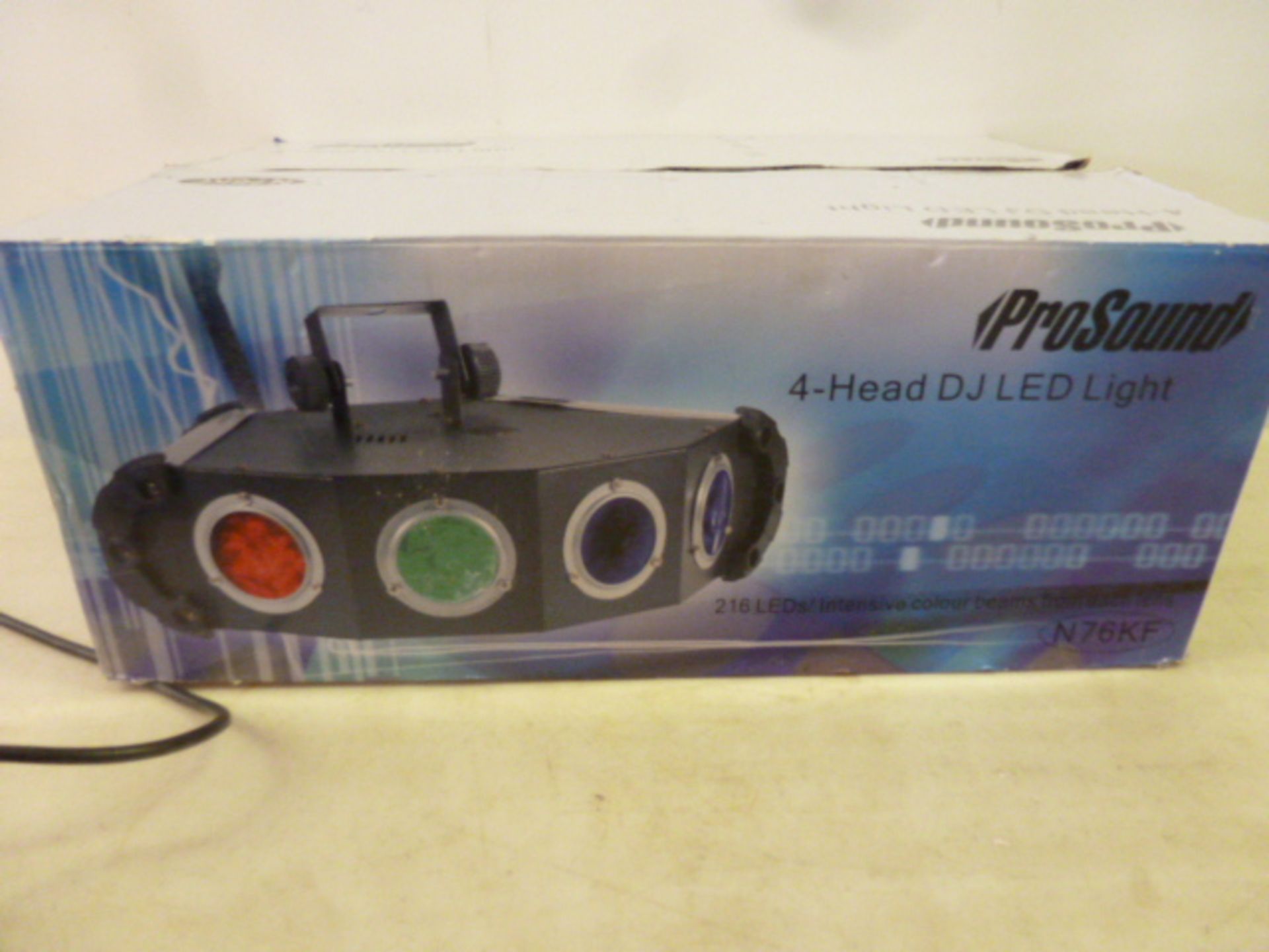 ProSound 4-Head DJ LED Light, Model 76KF, In Original Box. - Image 3 of 4