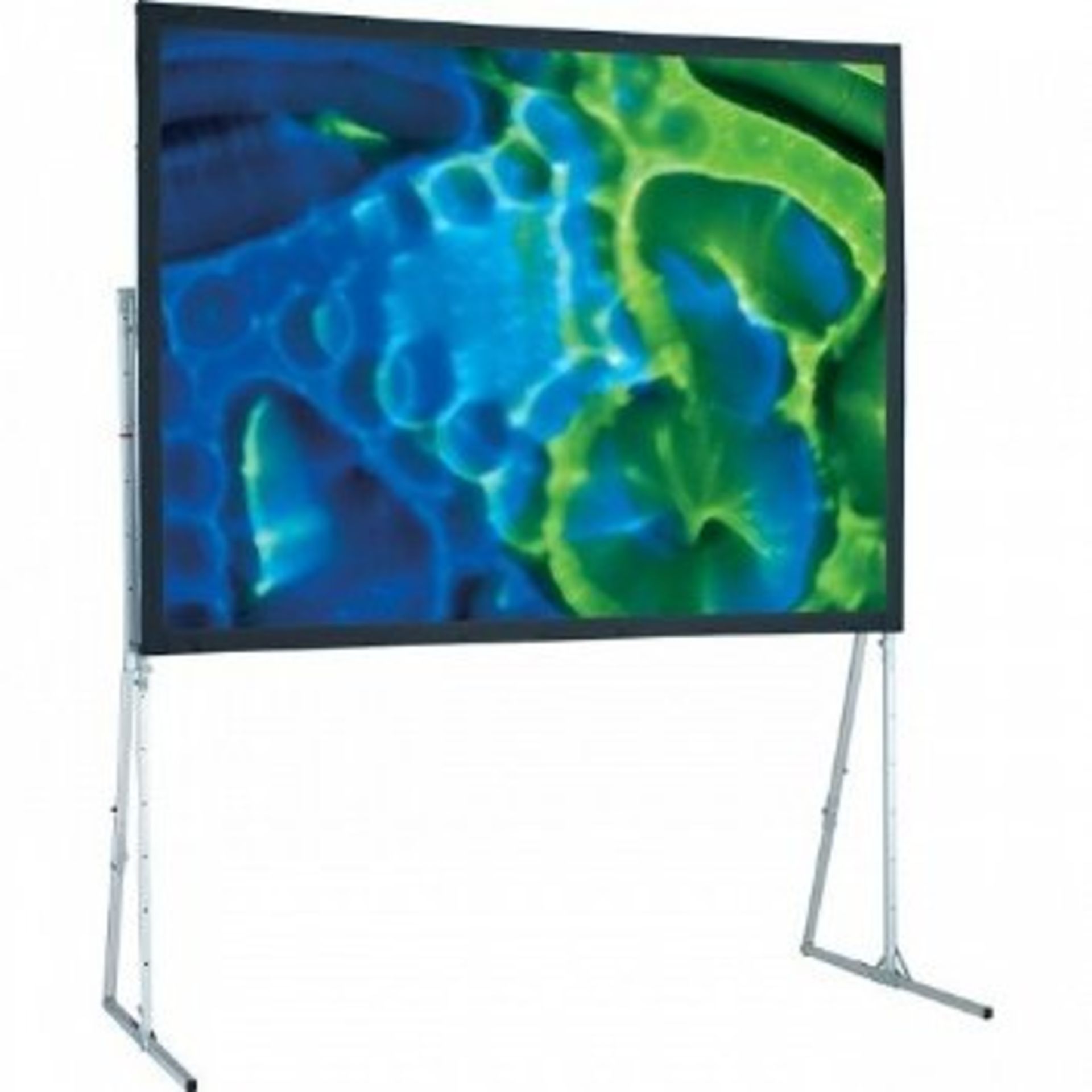 Draper Ultimate Folding Projection Screen in Plastic Flight Case. Size 9ft x 12ft.