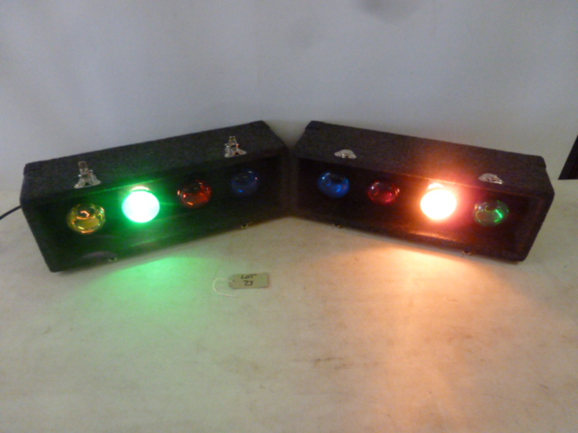 Sound LAB 8 Lamp Light Box with Sound to Light Function, Model G005FB, with Power Supply.