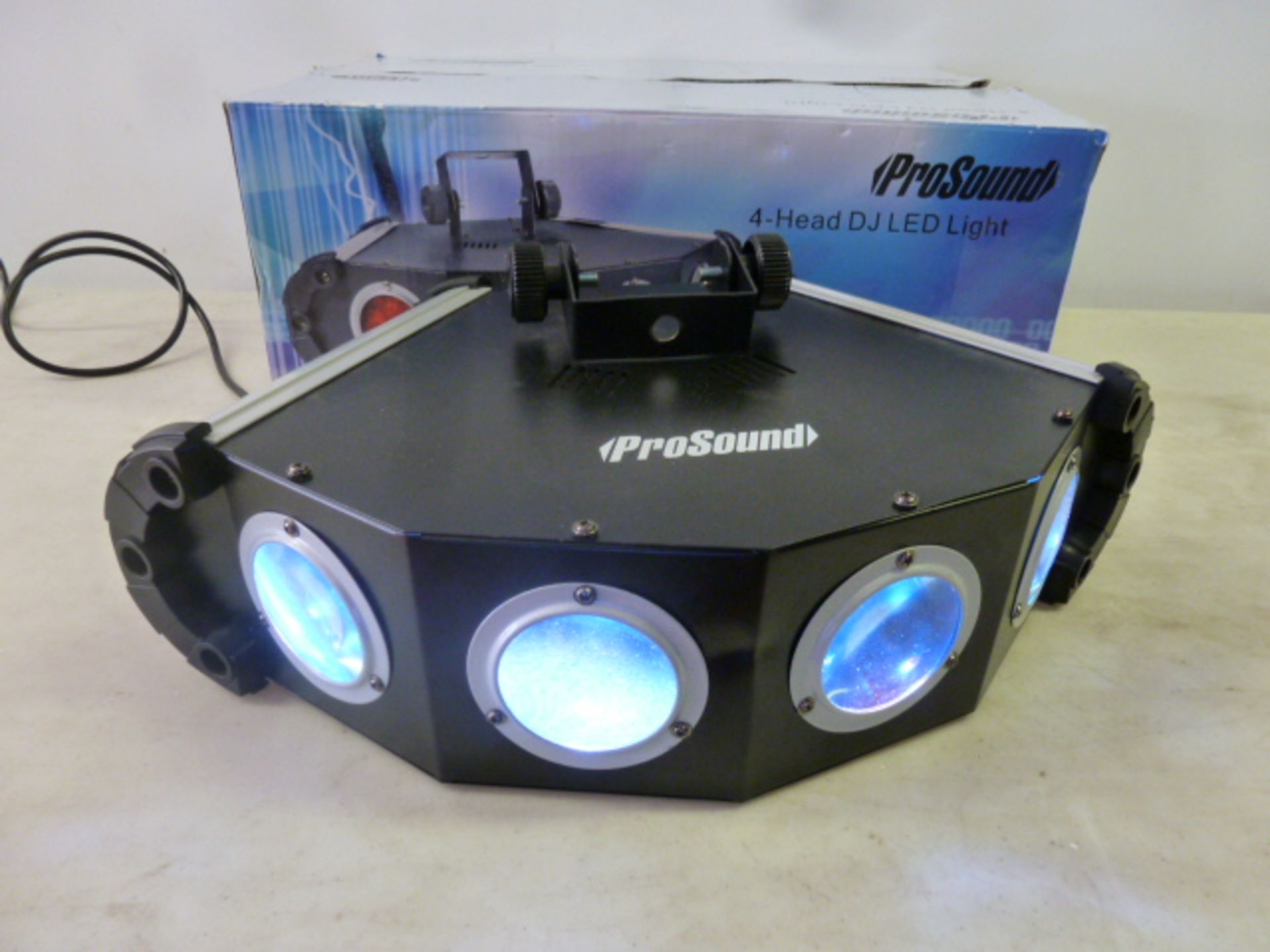 ProSound 4-Head DJ LED Light, Model 76KF, In Original Box.