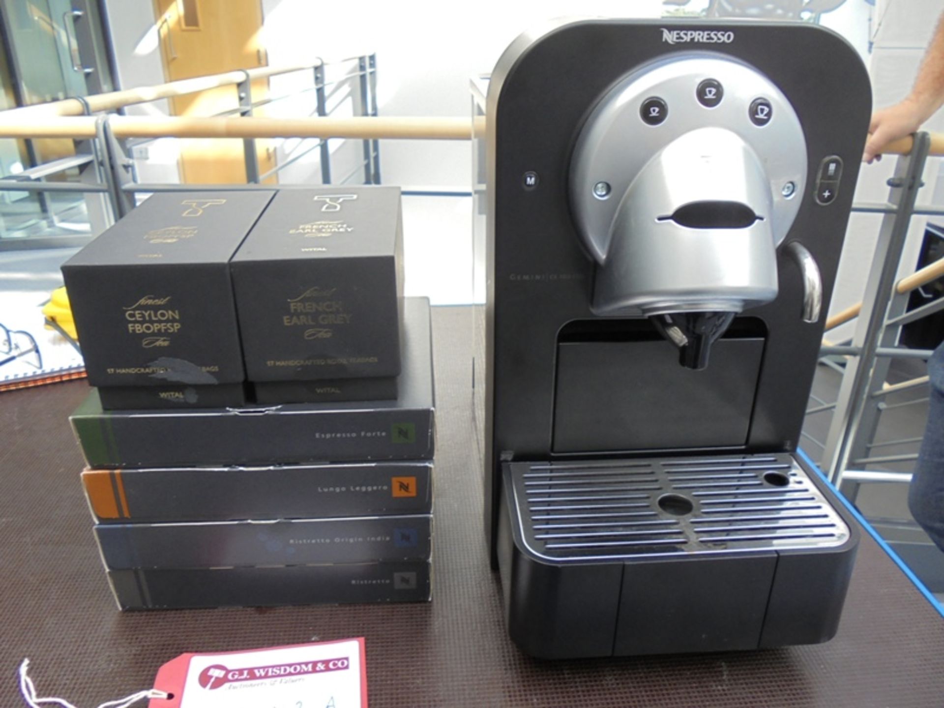 Nespresso Proffesional Coffee Machine, Type 703/CS100. Comes with Assorted  Coffee Poids