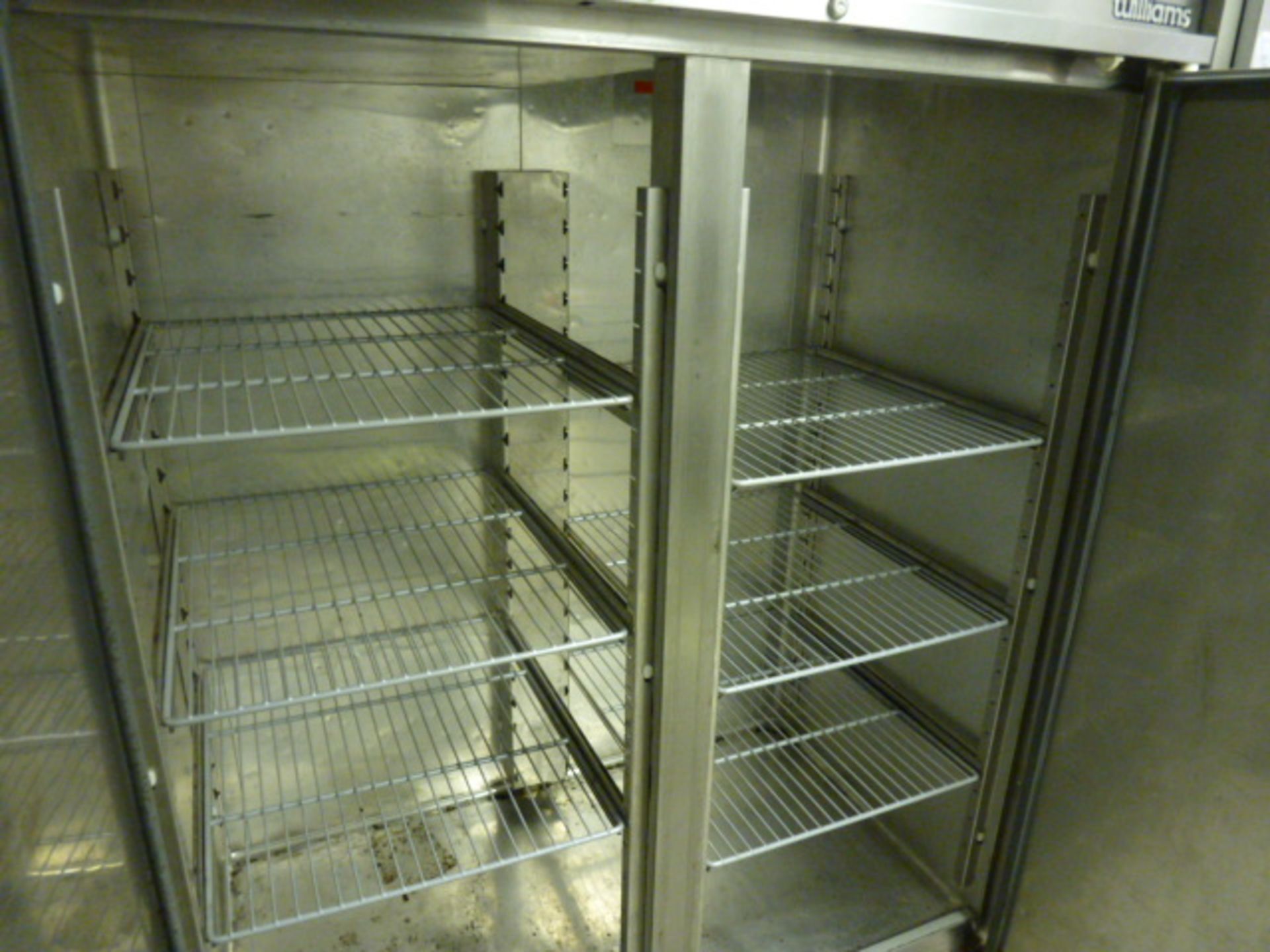 Williams Stainless Steel Double Door Commercial Freezer, Model LJ2SA, S/N 0203308653. Size W140cm - Image 3 of 3