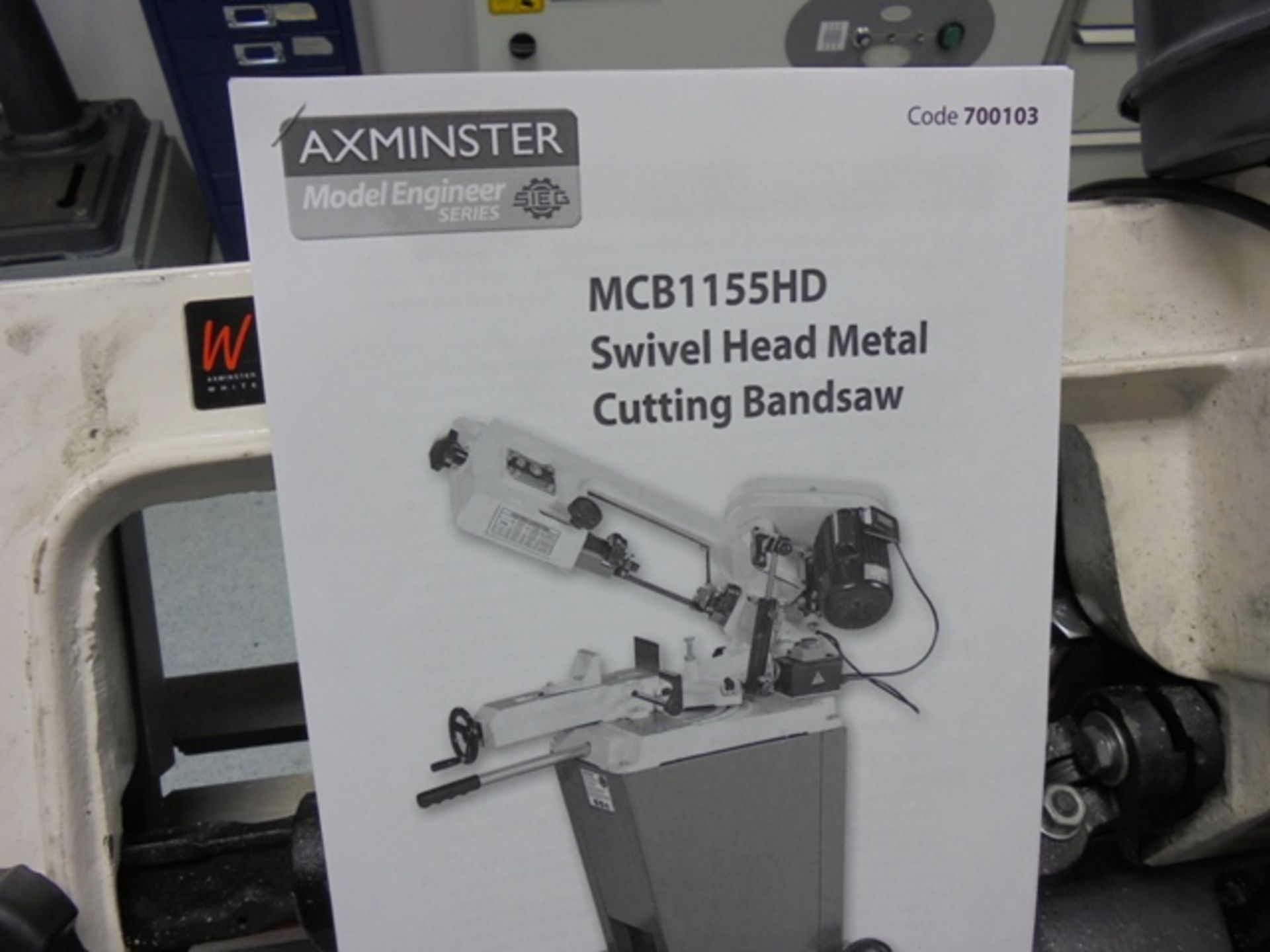 Axminster MCB115SHD Swivel Head Cutting Bandsaw. Part No 700103, Year 2011 - Image 3 of 4