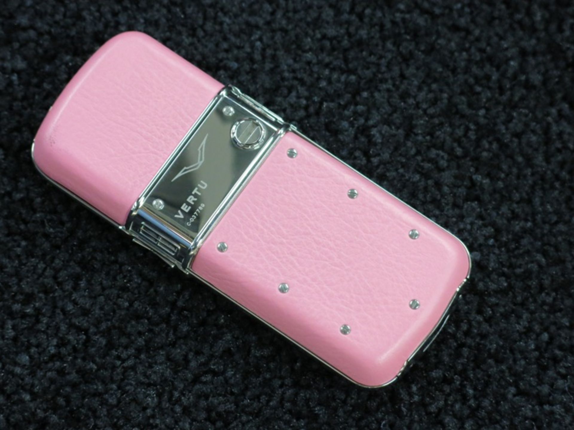 Vertu Constellation Classic Polished Bezel Phone with Ruby Select Key. Furnished with Stainless - Image 2 of 2