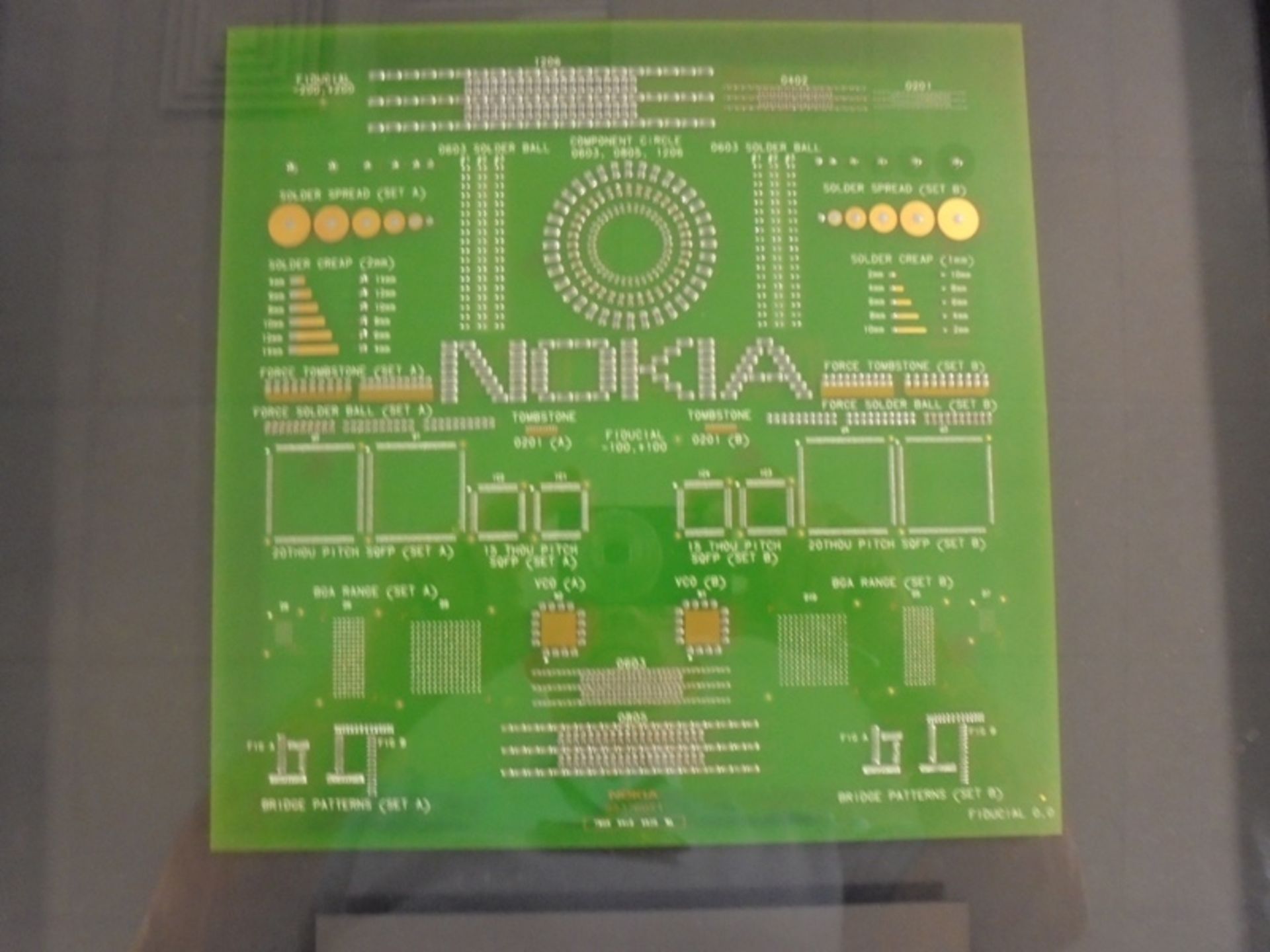 Framed & Glazed Presentation of "Test Circuit Board Number Two" Second PCB Produced on the SKODA - Image 2 of 3
