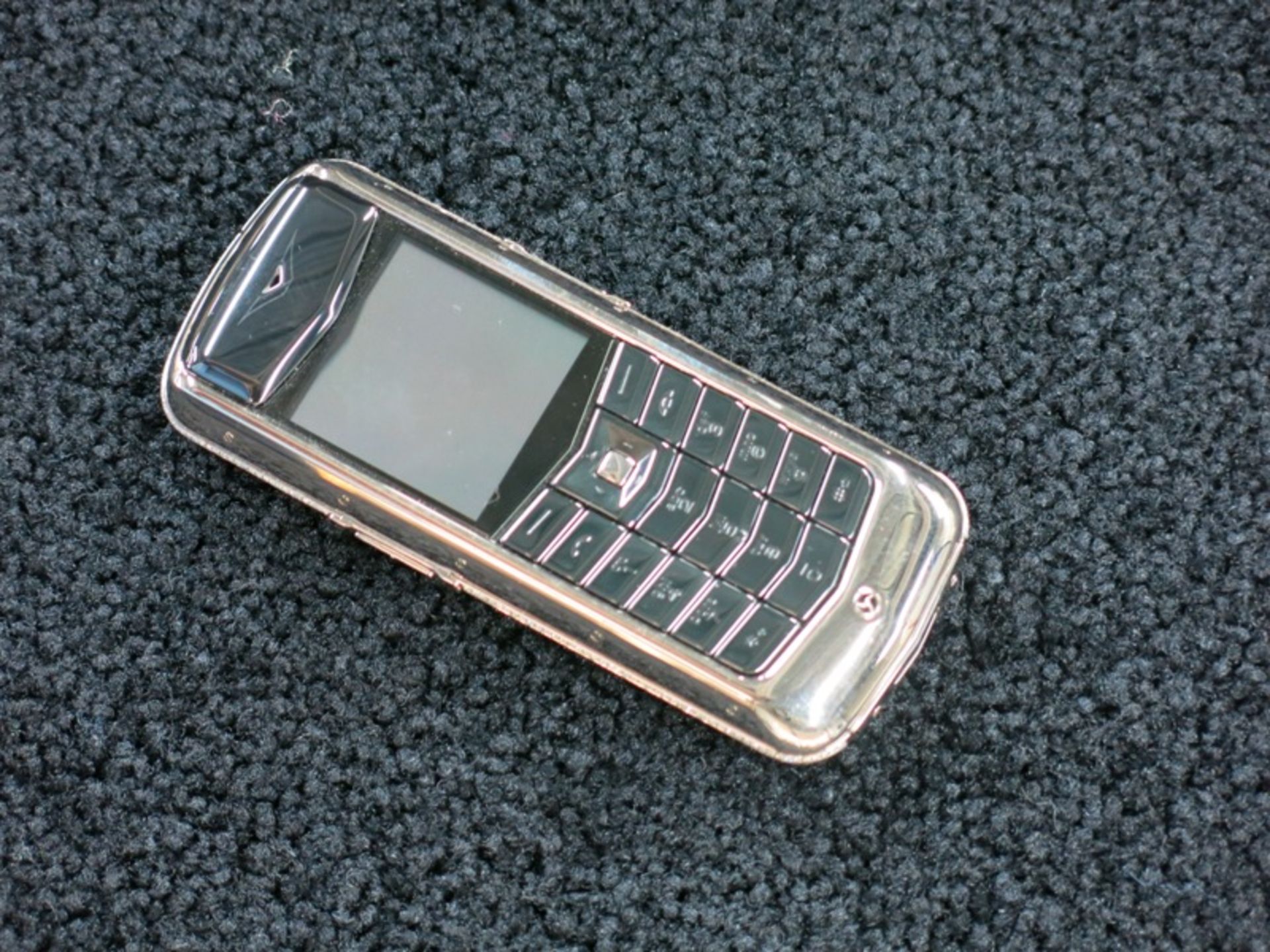 Vertu Constellation Classic Phone with 18kt White Gold & Diamond Trim Bezel, Back Plate, Select - Image 6 of 7