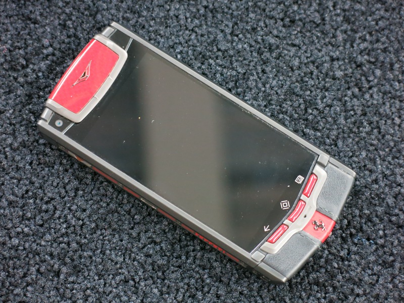 Vertu Ti Ferrari Limited Edition Titanium Phone with Prancing Horse Emblem. Furnished in Red & Black - Image 7 of 8