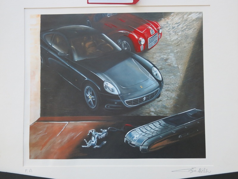 Limited Edition Lithograph "Vertu Ascent Ferrari 60 Limited Edition". 15 of 60 Copies Signed by