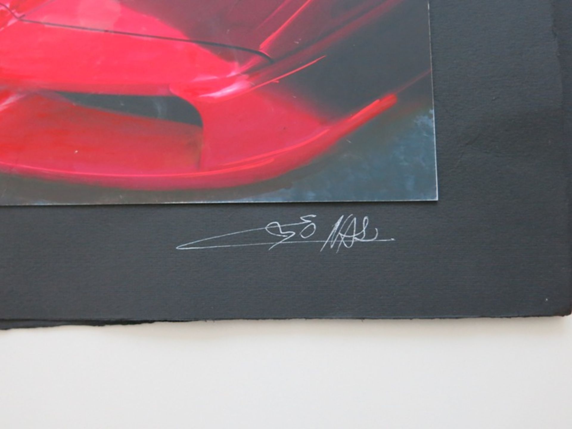 2 x Prints of Designs by 'Enzo Naso'. Depicting Ferrari's for the Ferrari VERTU Collection & - Image 3 of 4