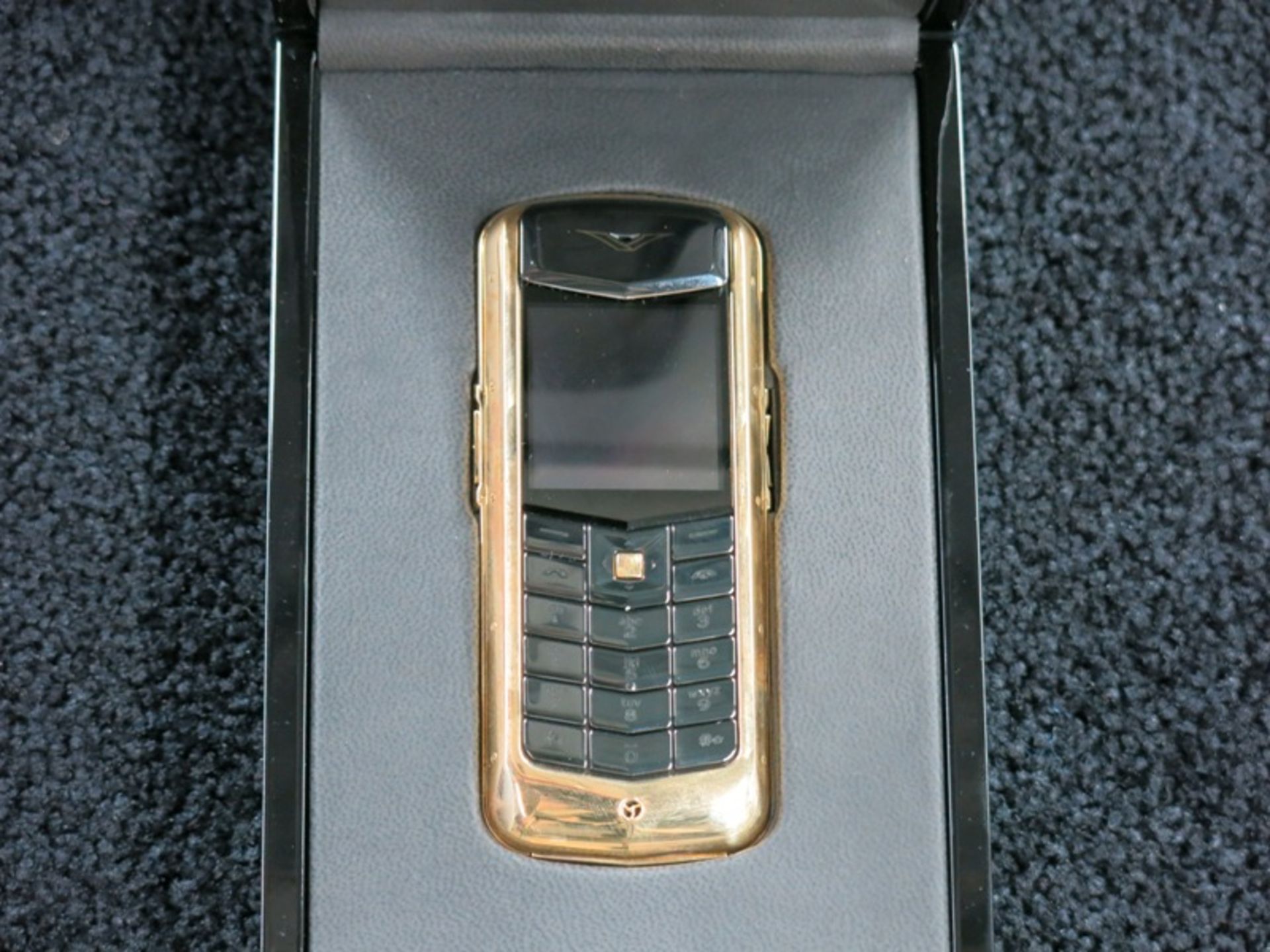 Vertu Constellation Classic with 18kt Yellow Gold Bezel, Back Plate, Select Key & Quarter Turn.