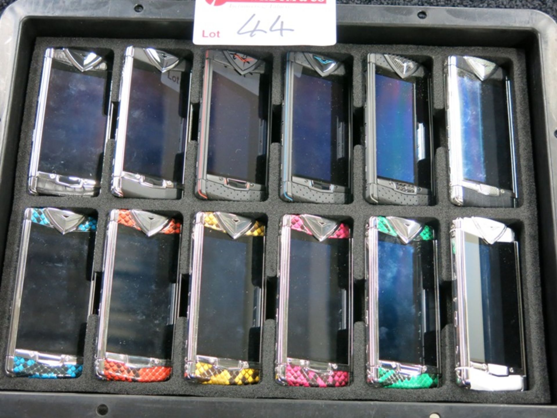 Archive Collection of 40 Vertu Constellation Touch Phones made out of Stainless Steel, Ceramic