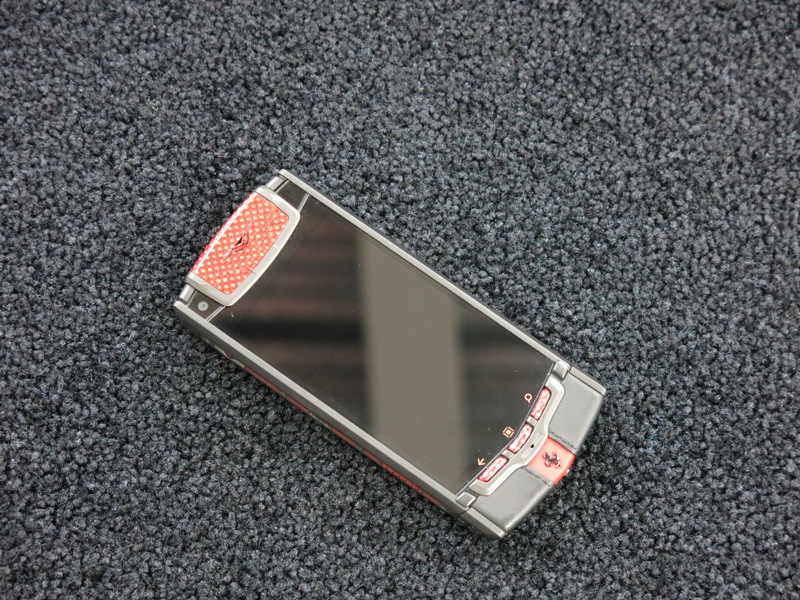 Vertu Ti Ferrari Limited Edition Phone. Limited Edition 1160 of 2013. Made from Titanium with