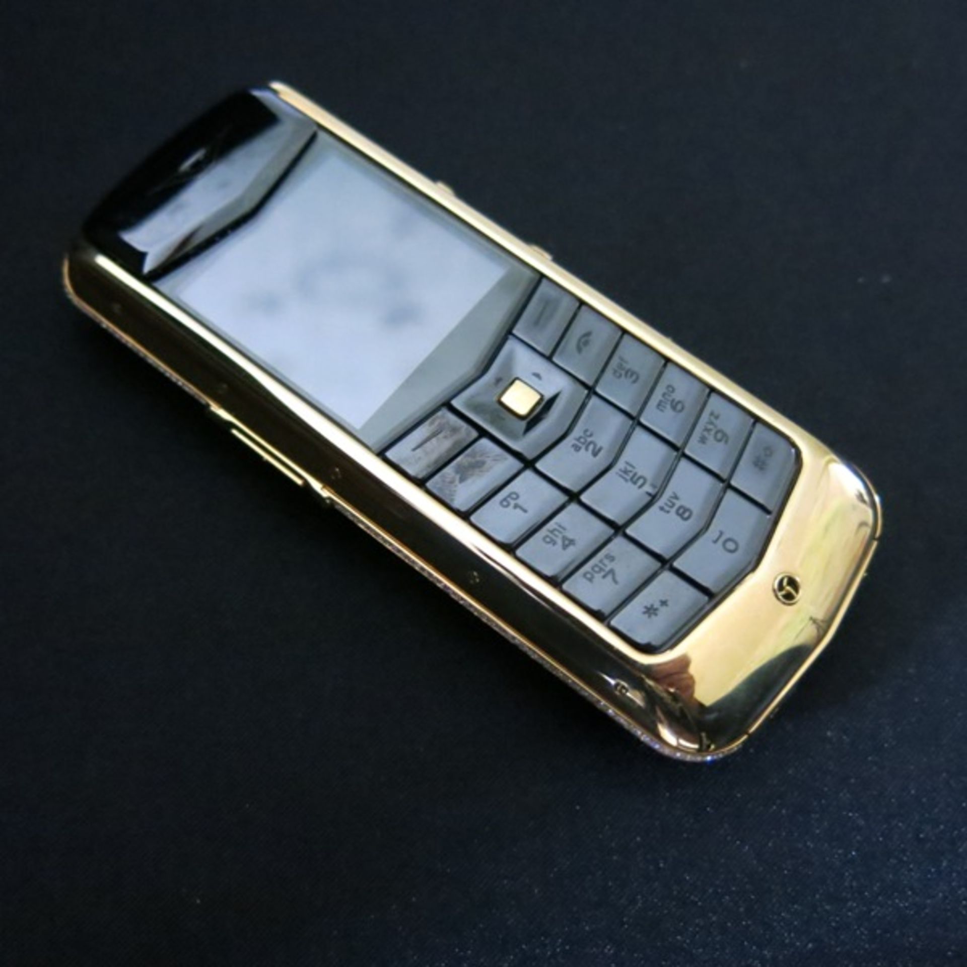 Vertu Constellation Classic Phone with 18kt Yellow Gold & Diamond Trim Bezel, Back Plate, Select Key