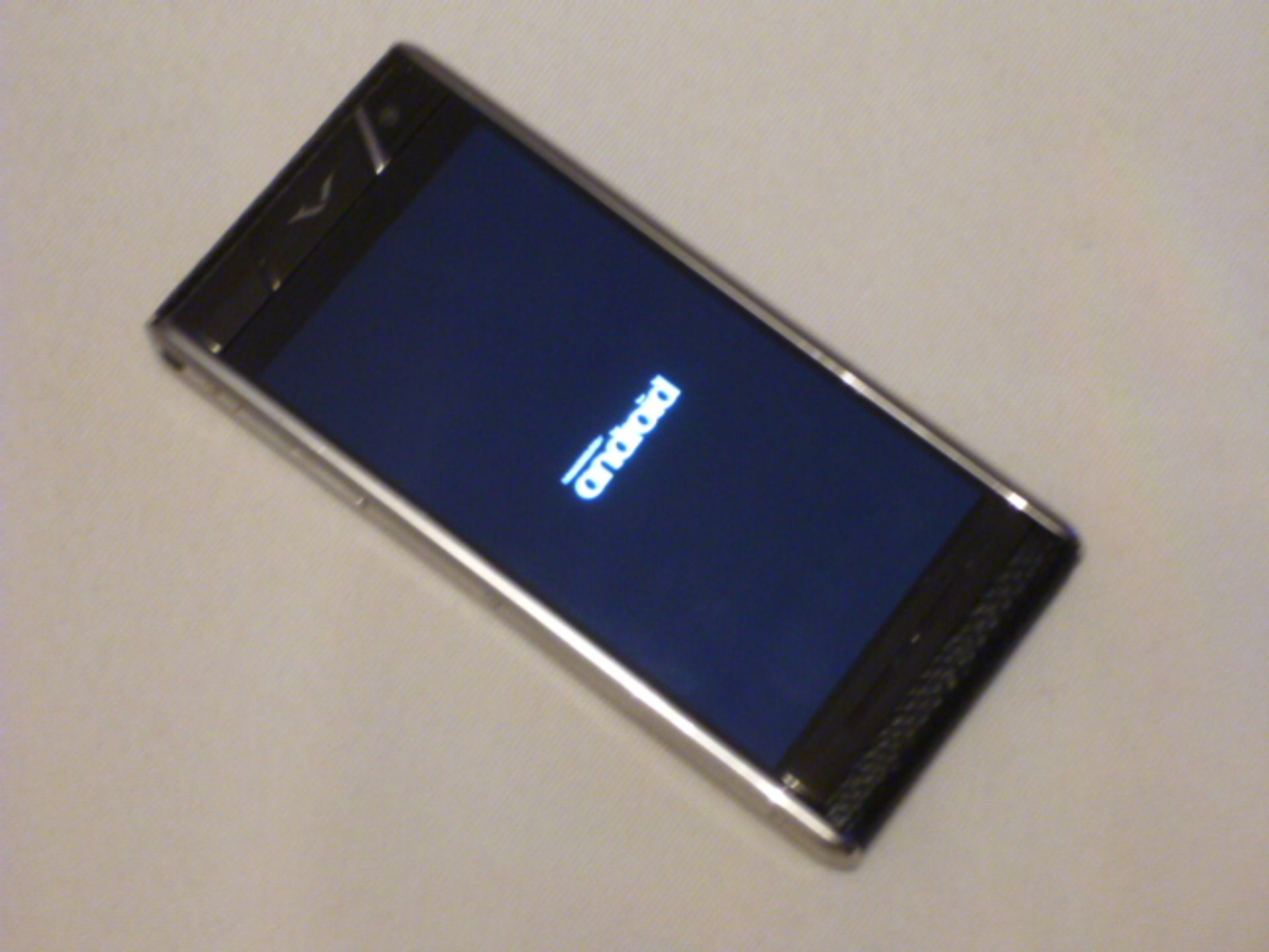 Vertu Aster Touch Phone, Caviar Karung, Demonstrator Phone. S/N 1-010070. Comes with Sales Pack,